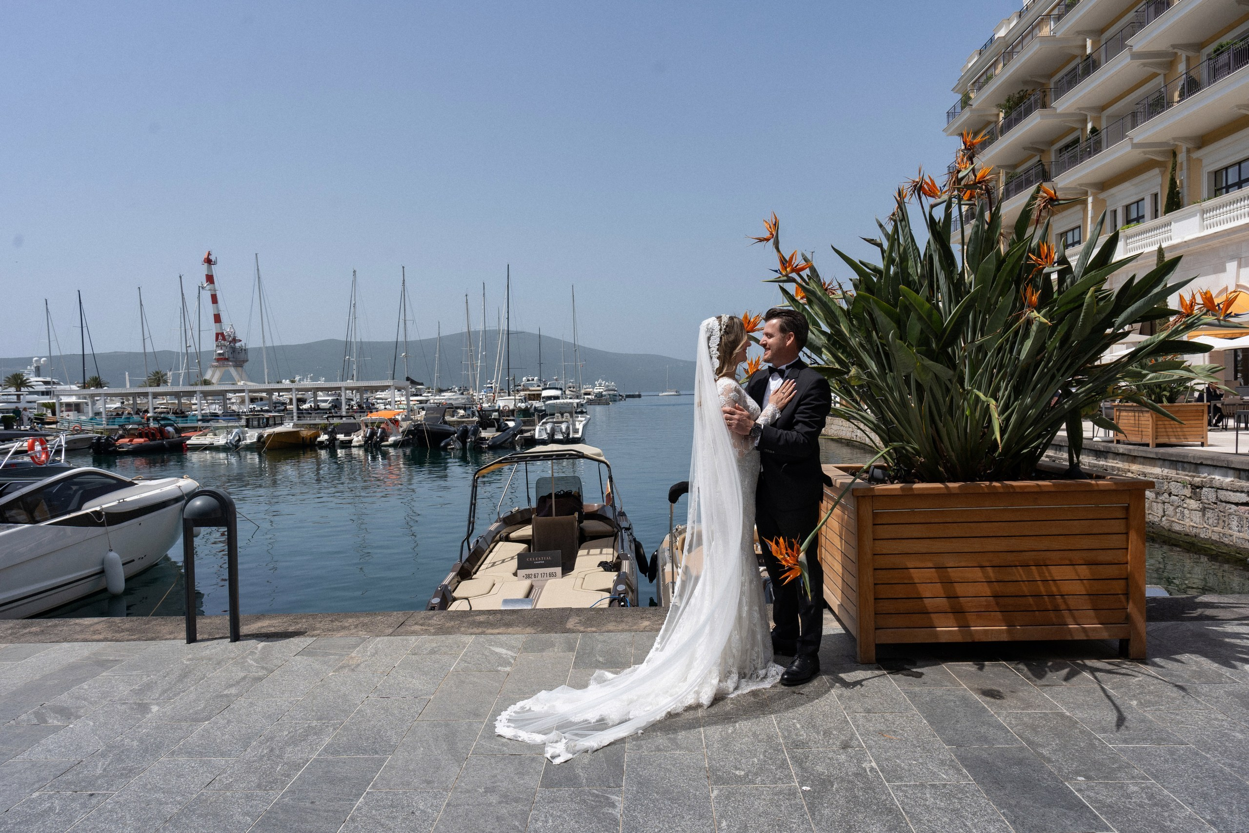 Portomontenegro Engagement Photoshoot. Montenegro Wedding Photographer & Videographer | Maria & Vasilii