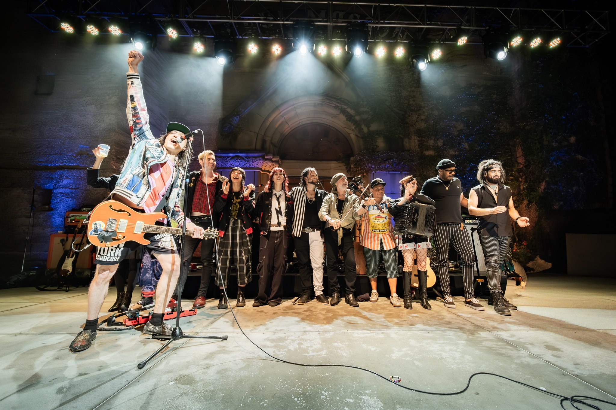 GOGOL BORDELLO / SARATOGA / CA. Reportage concert portrait photography in the San Francisco Bay Area