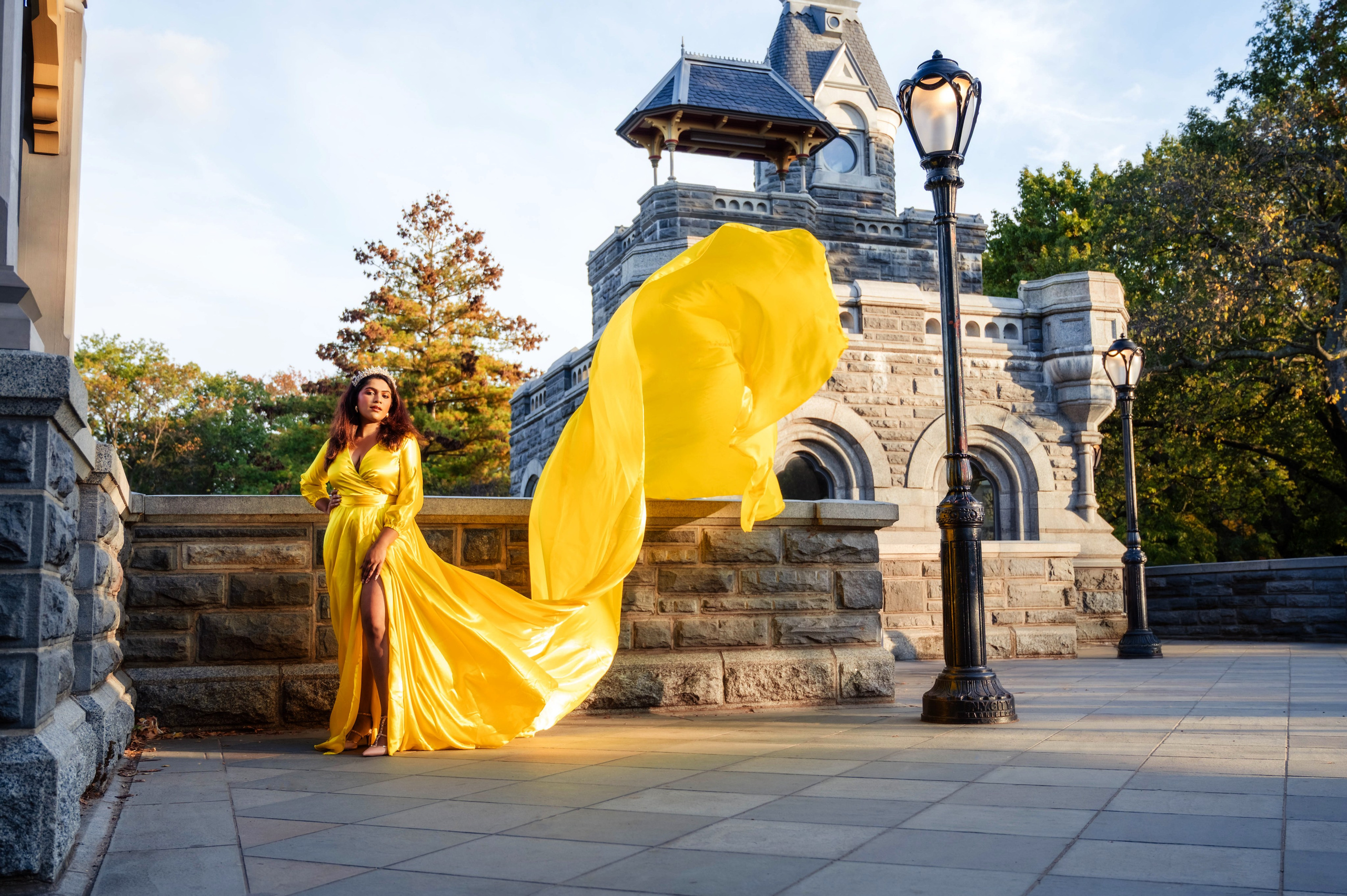 Flying dress. Alena Galieva New York Photographer
