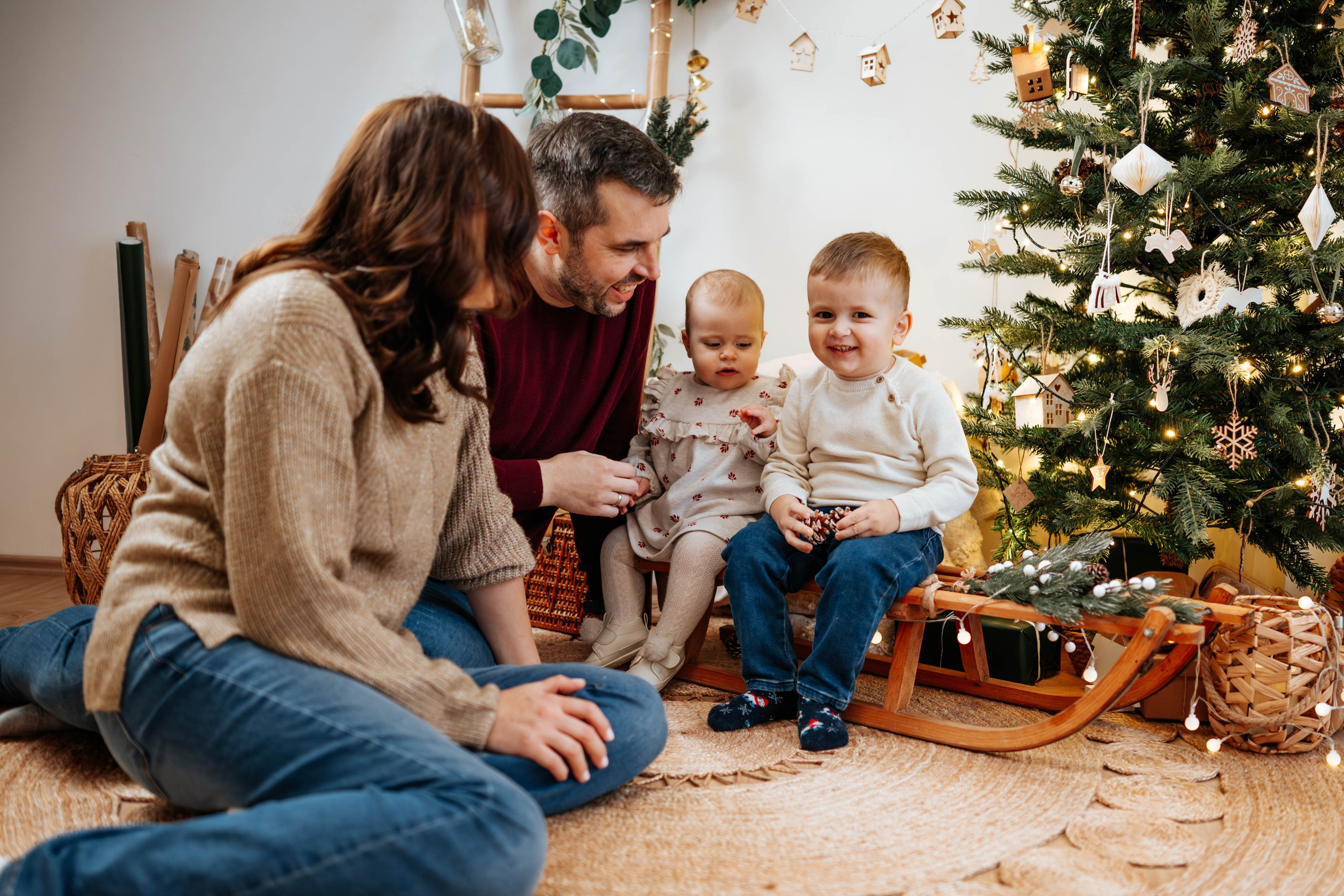 Miloševići - novogodišnje fotografisanje. Dečiji i porodični fotograf