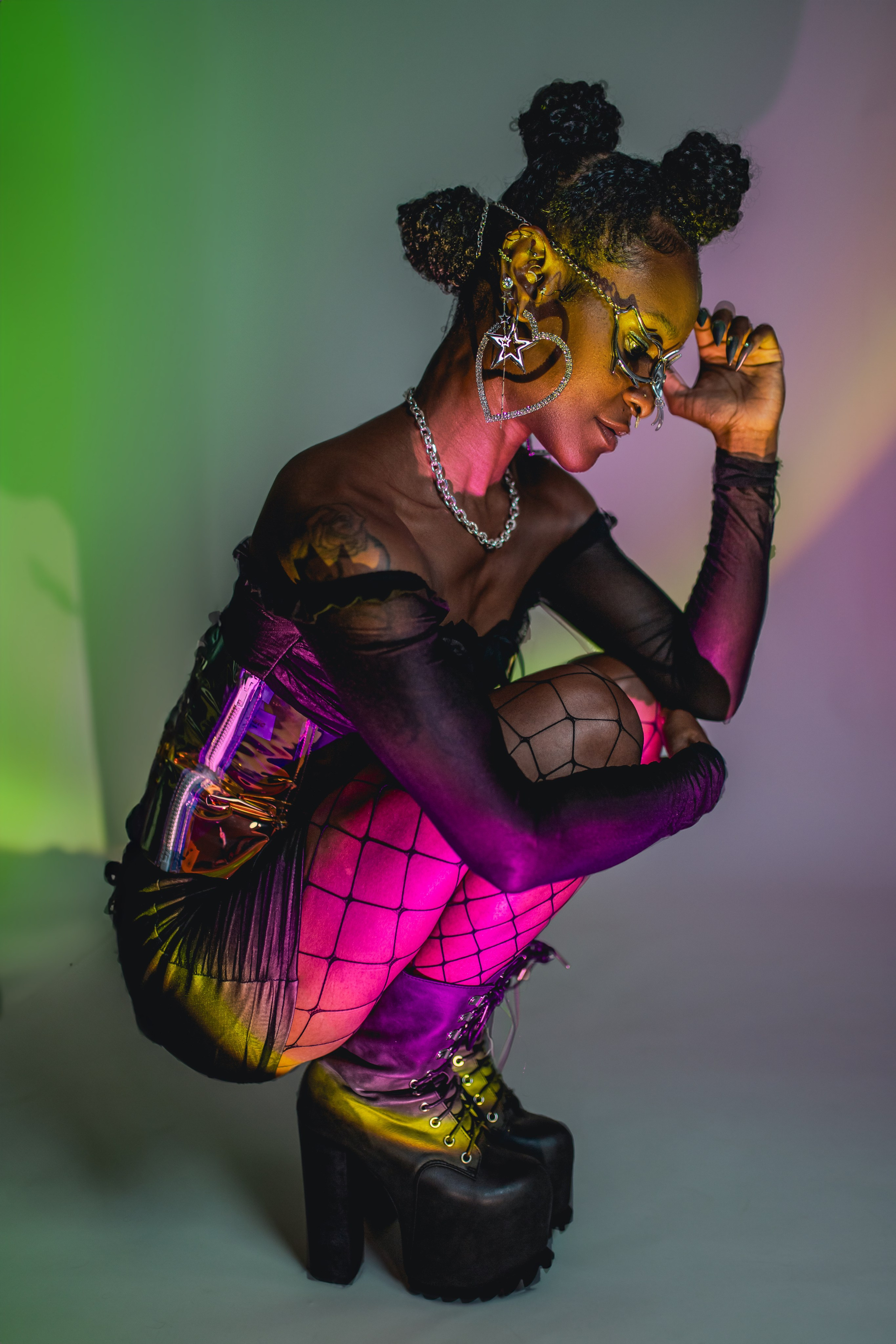 Cartier Cyberpunk. Oxana Photographer in Charlotte, NC