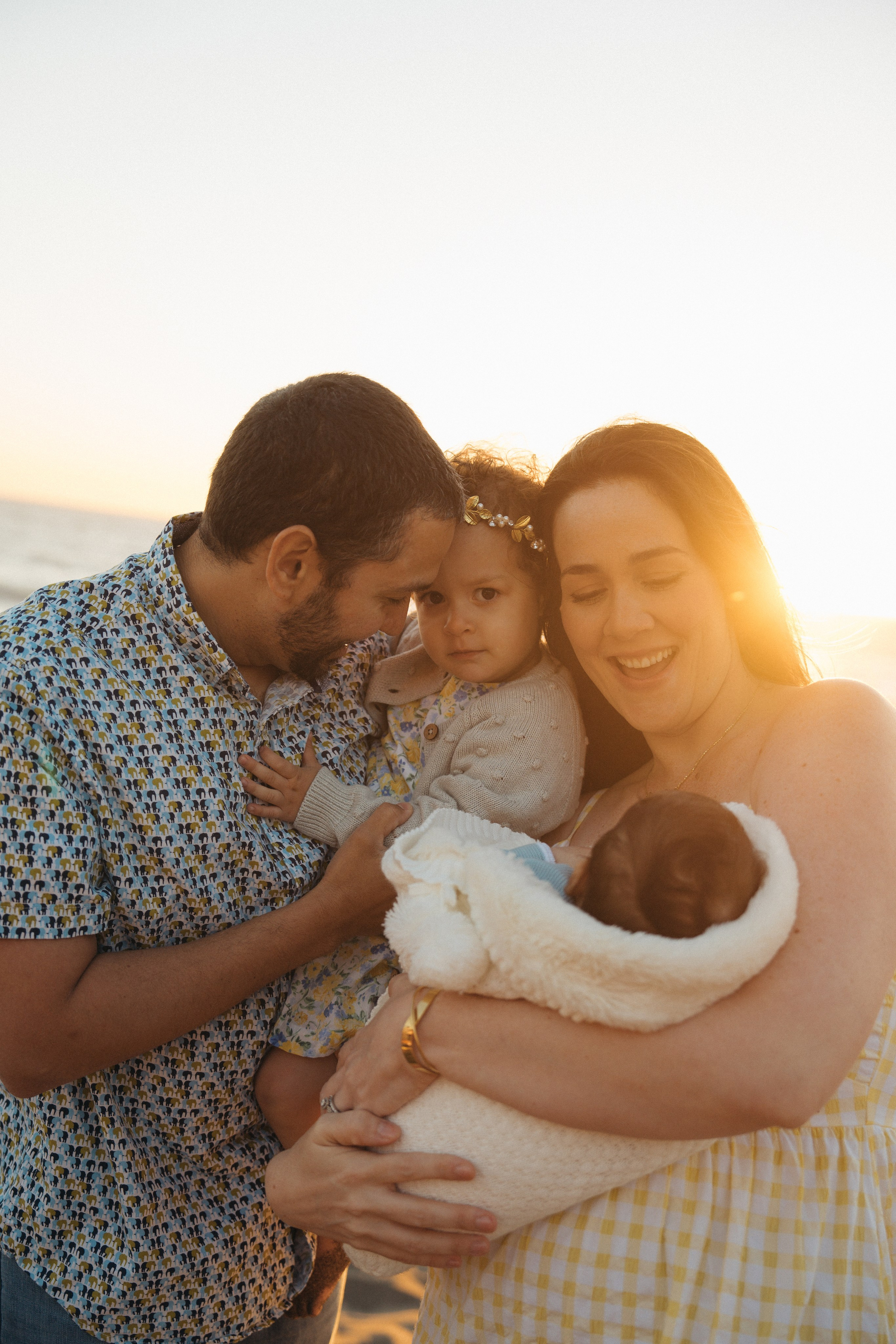 Bri’s growing family at Baker Beach. Soulo Photography | San Francisco Bay Area Based Photographer