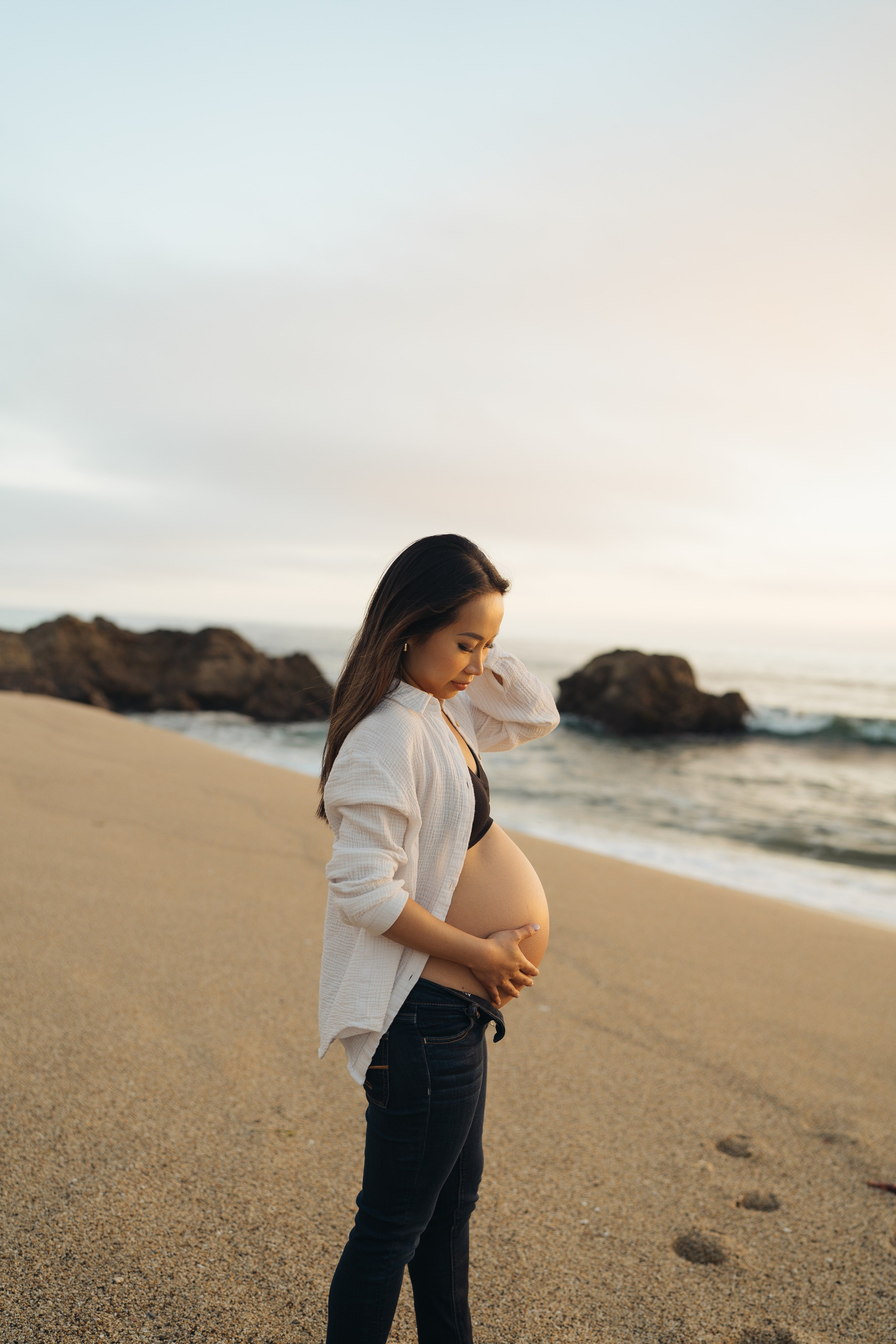 Yan Maternity Session at Half Moon Bay. Soulo Photography | San Francisco Bay Area Based Photographer