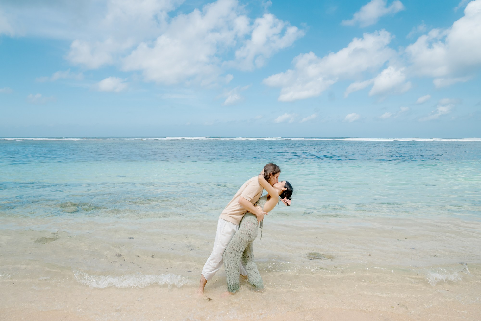 Marriage Proposal in Beach. Female Photographer in Bali