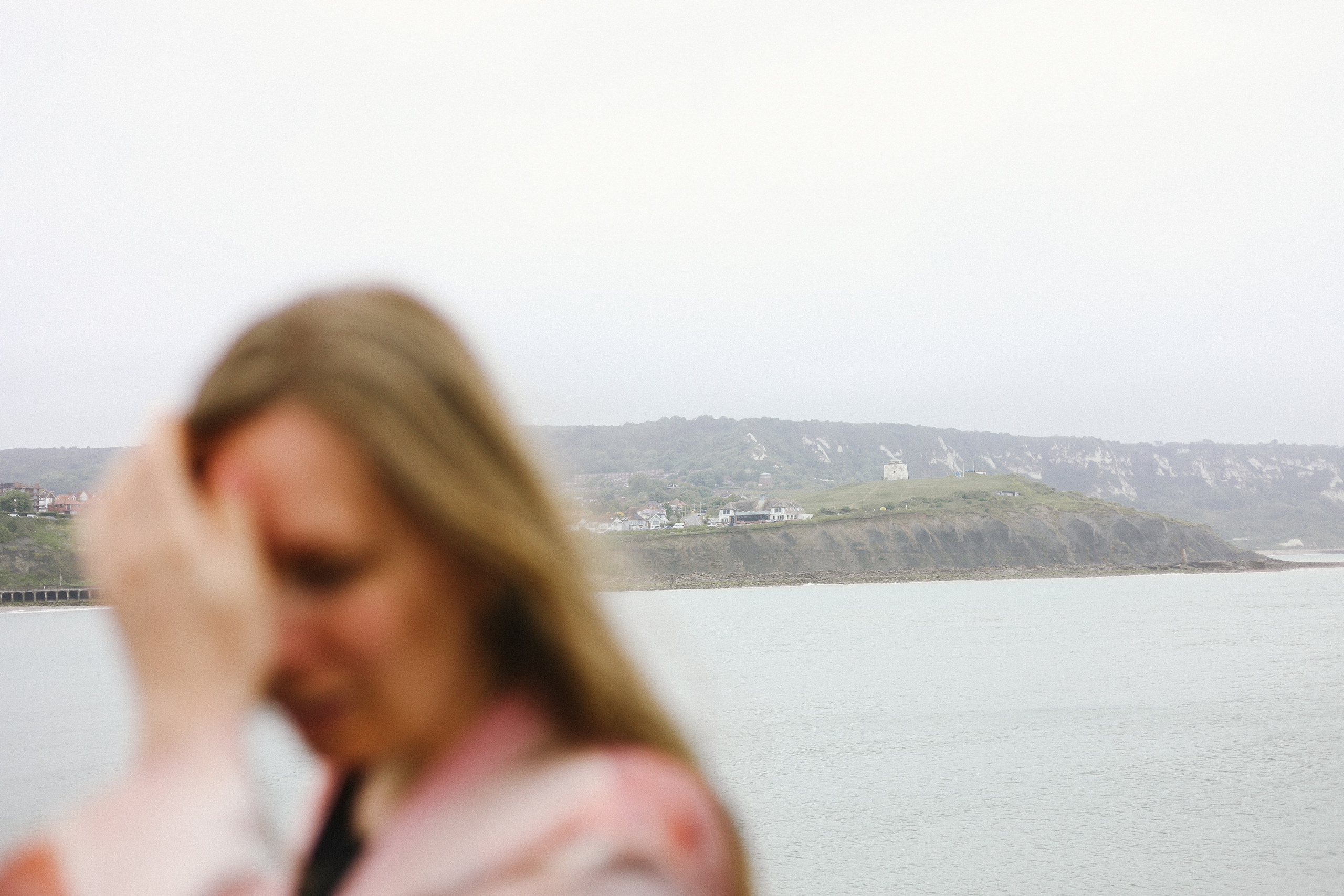 Katya near the lighthouse. Victoria Dini. Art photography in London / Folkestone, UK