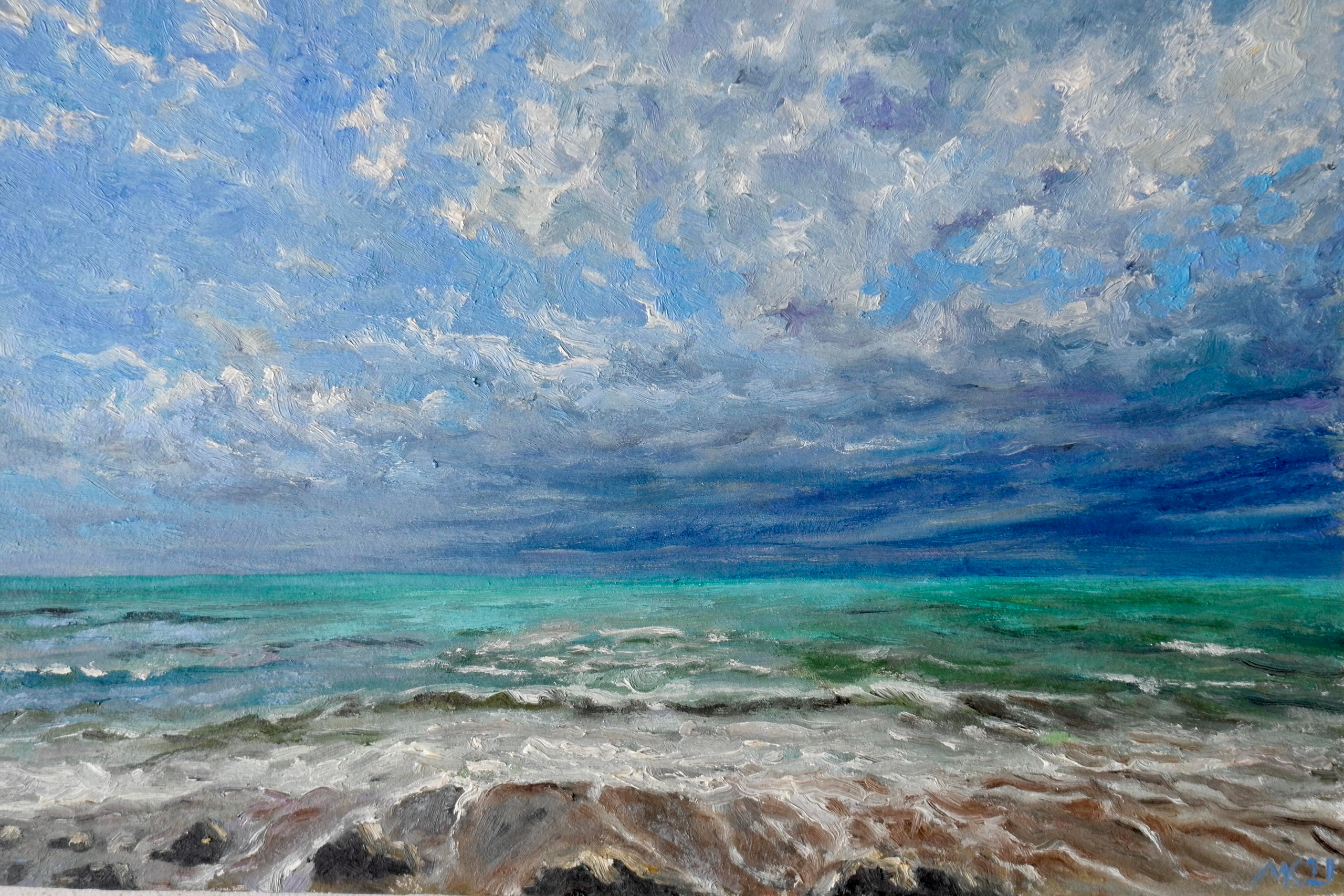 20 X 30, cartón óleo