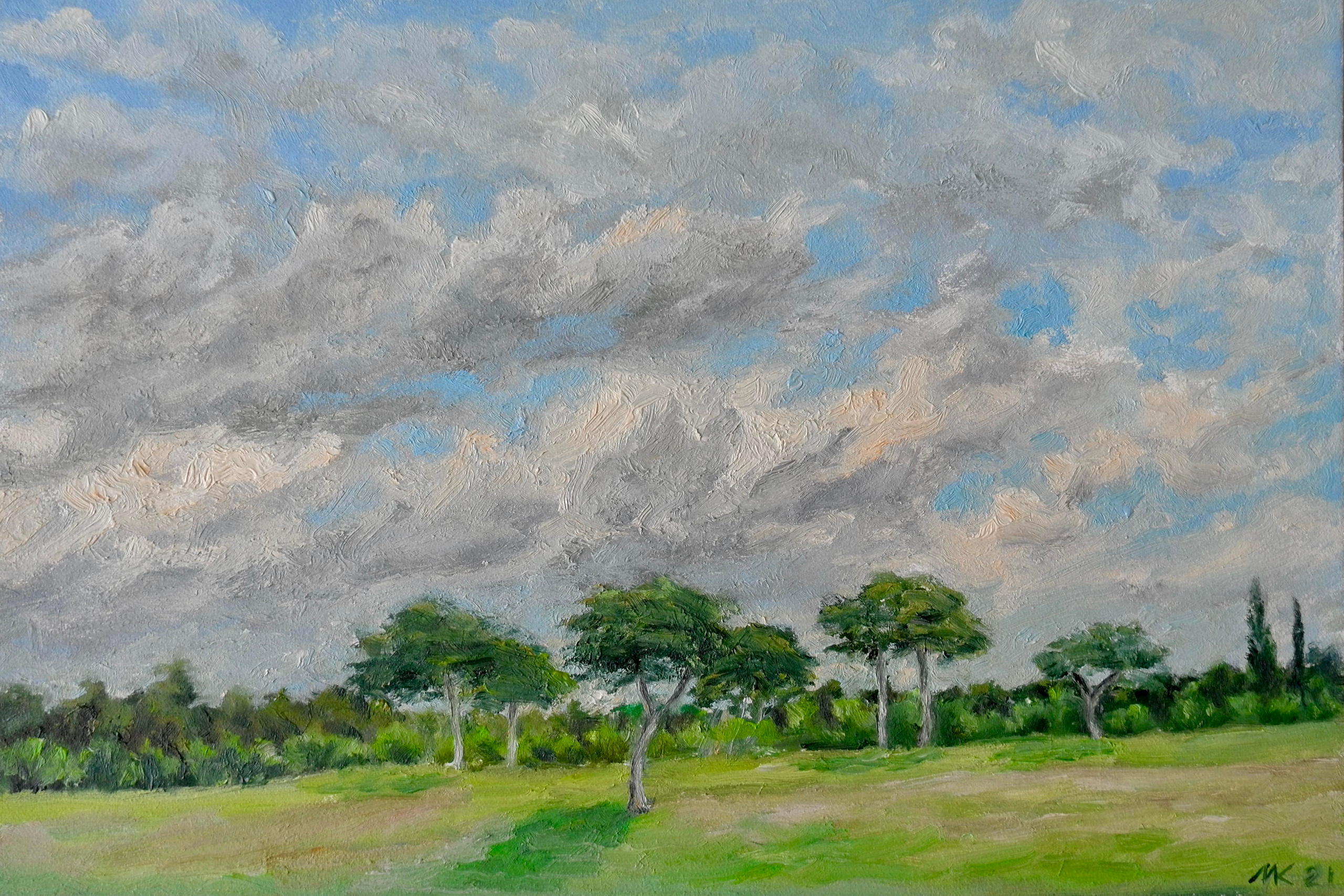 20 X 30, cartón óleo