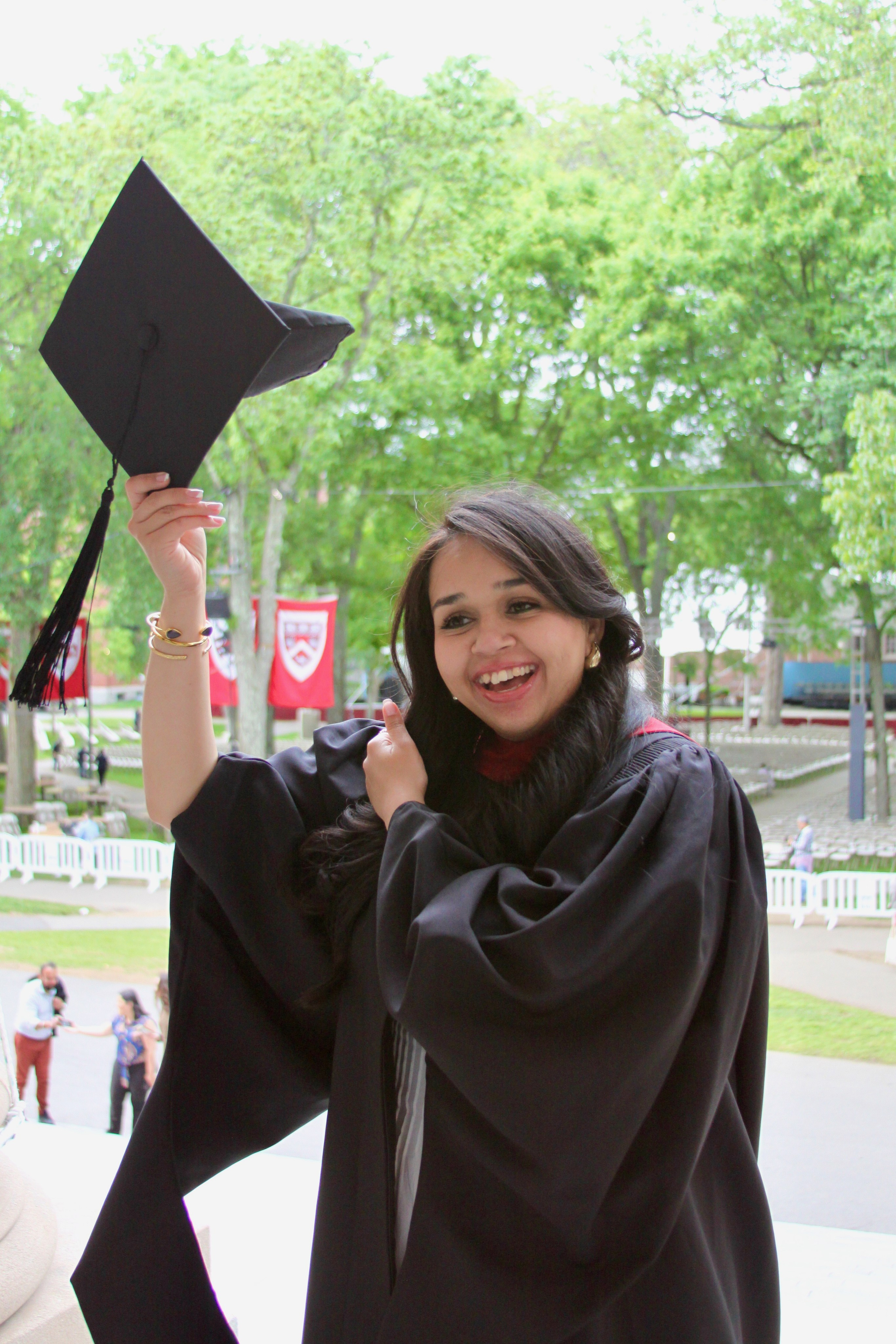 Masters graduation with Sadaf (part of group shoot). Kelly Sang, graduation and portrait photographer in Boston