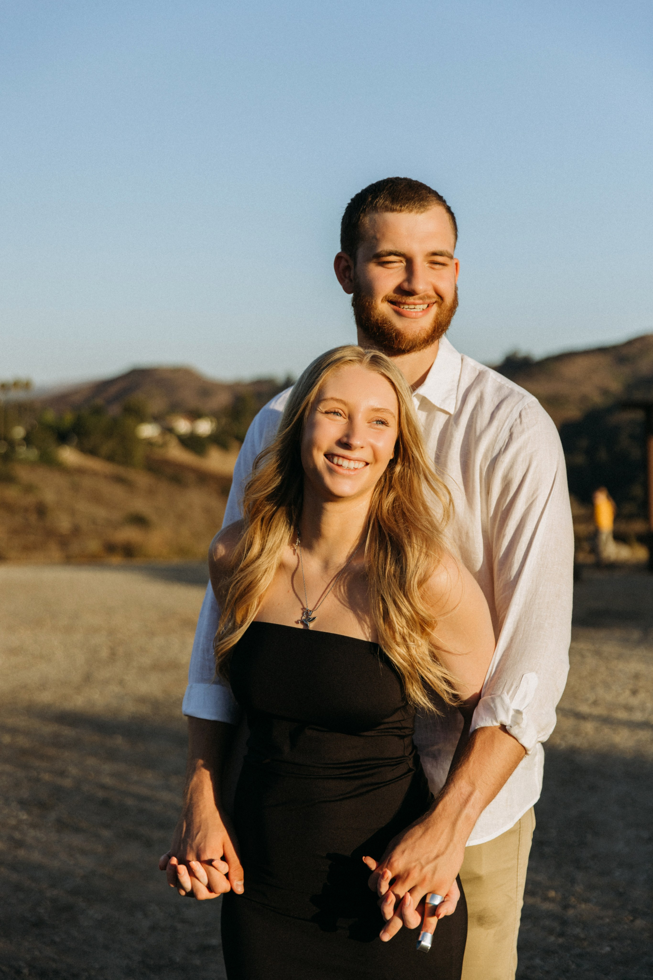 Anniversary Photoshoot at Sunset in a Scenic Field | Taya Frank. Southern California Family and Couple Photographer