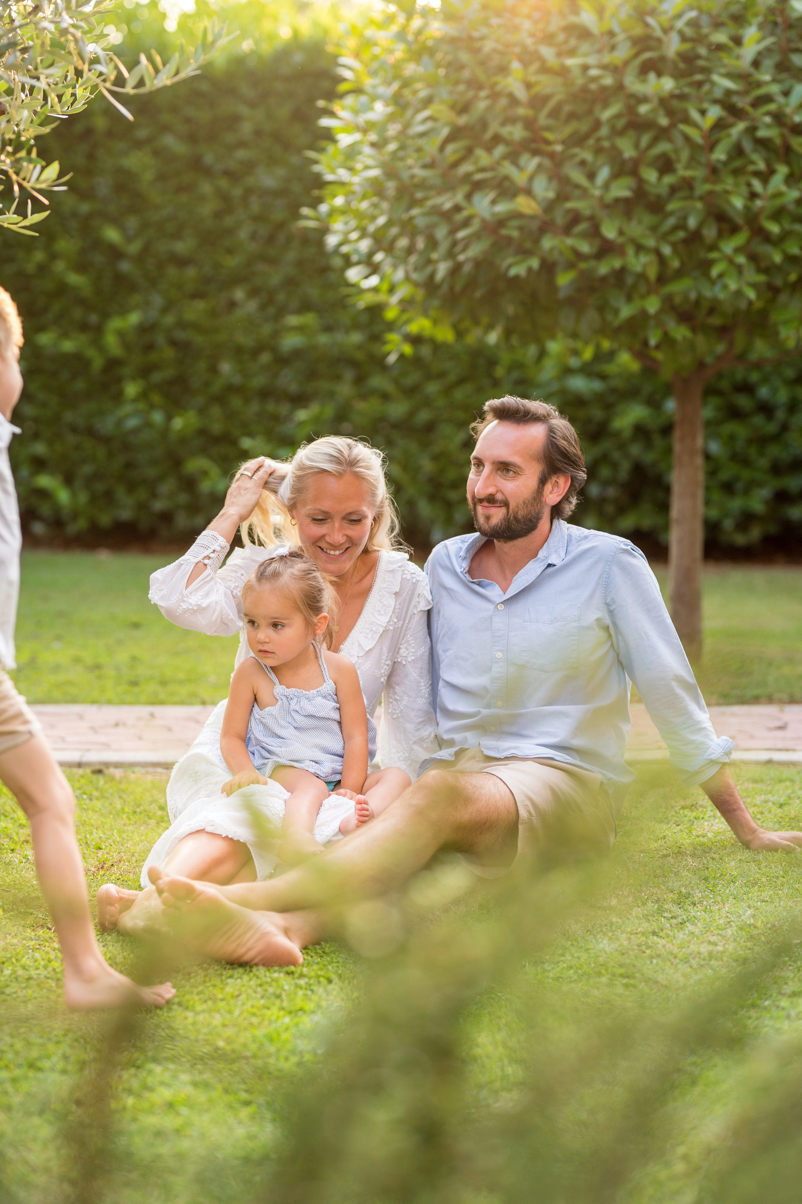 Семейная фотосессия в саду. Катя Халдеева Фотограф Саратов