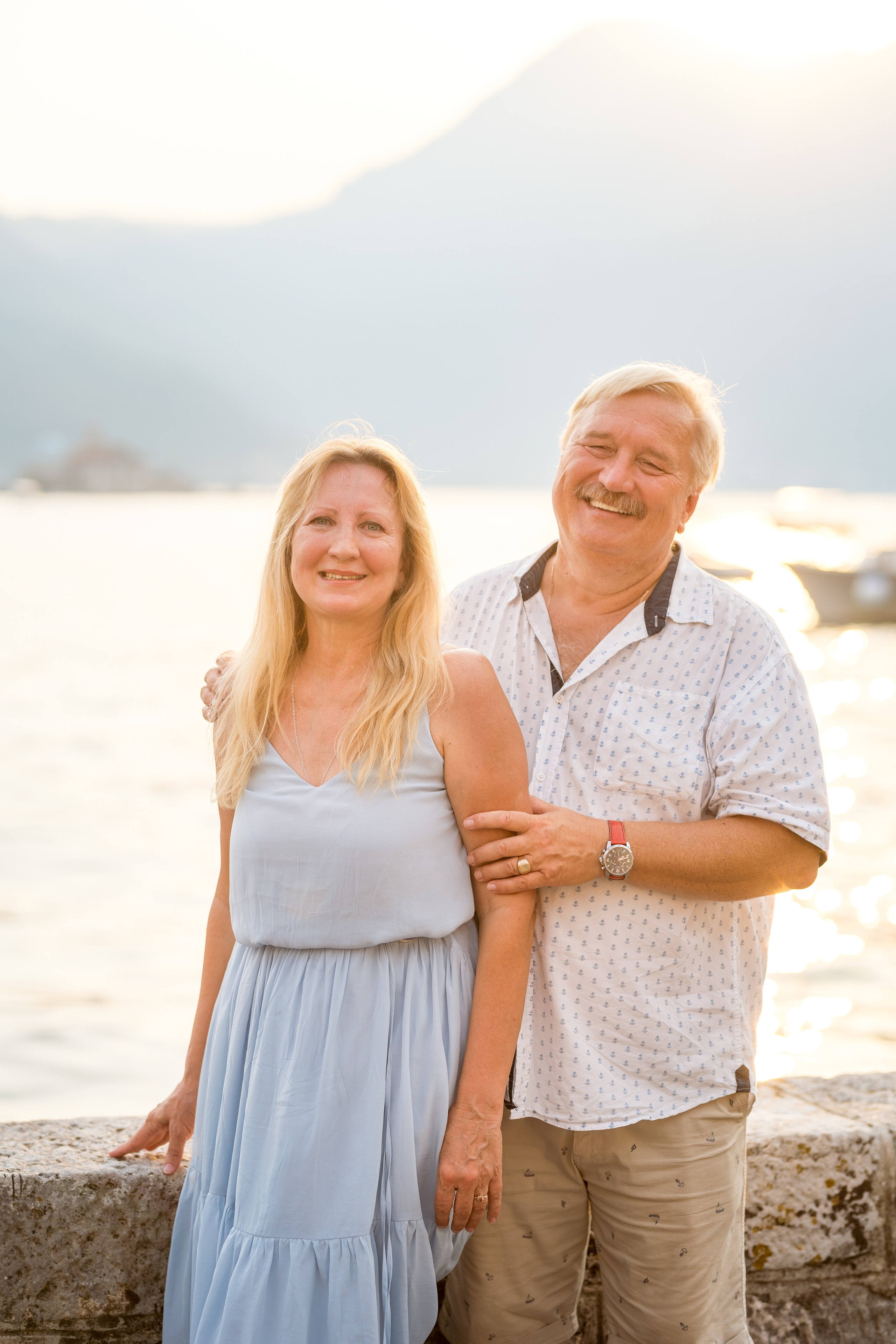 Family photoshoot in Perast Montenegro. Kate Khaldeeva photographer in Saratov