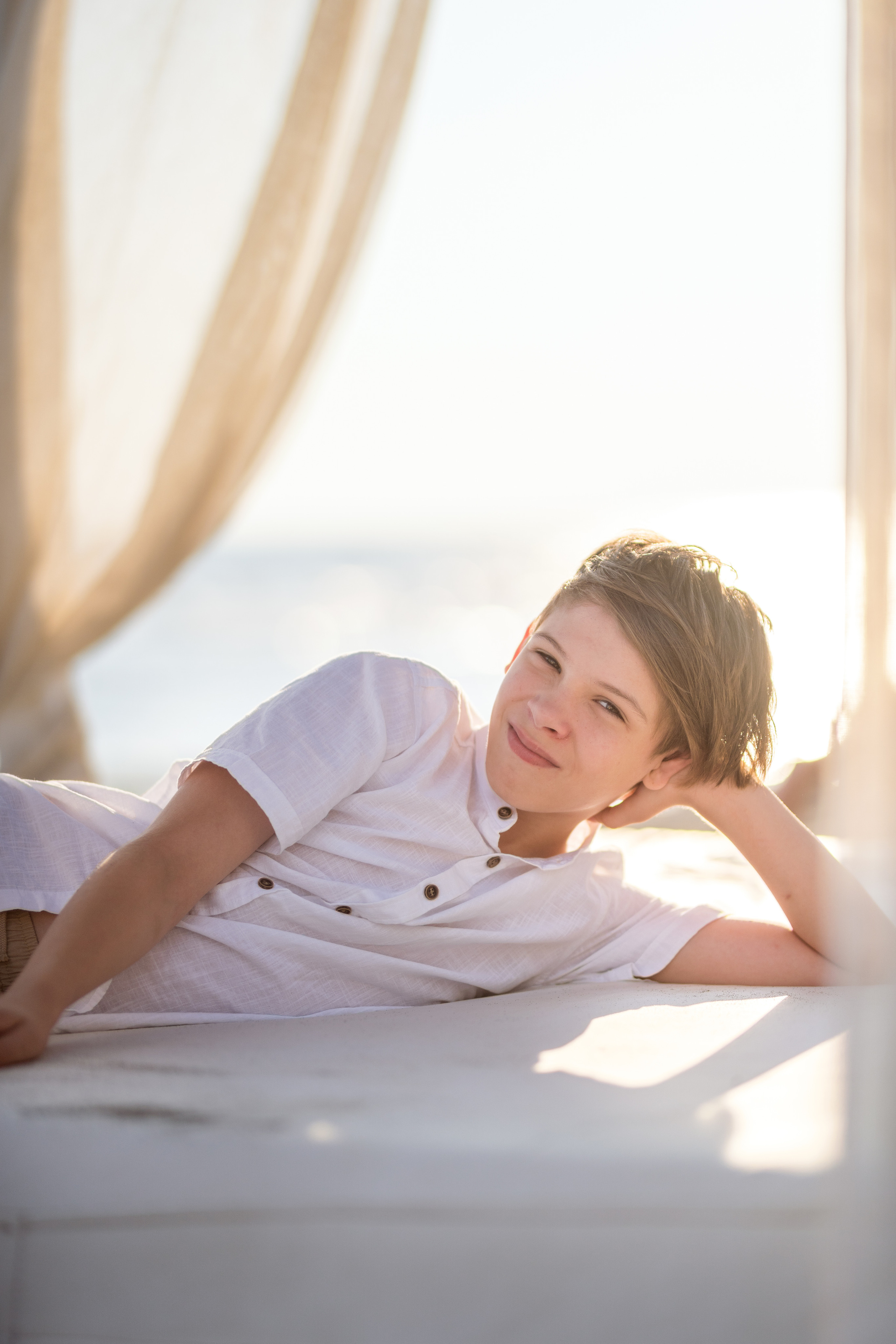 Закатная съёмка семьи на морском побережье. Катя Халдеева Фотограф Саратов