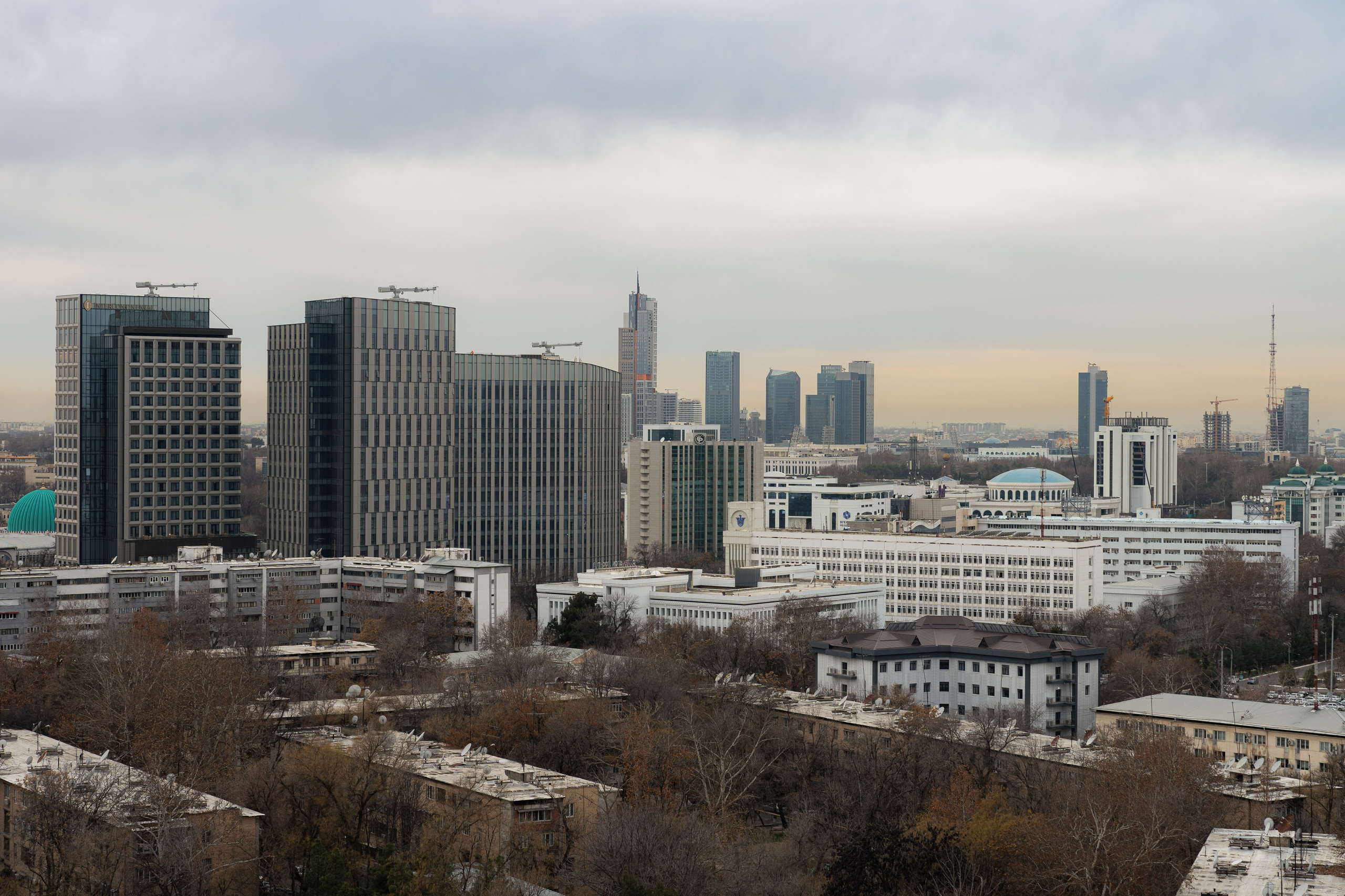 Смог в Ташкенте или Взгляд на город с высоты птичьего полета. Георгий Намазов | Фотограф в Ташкенте