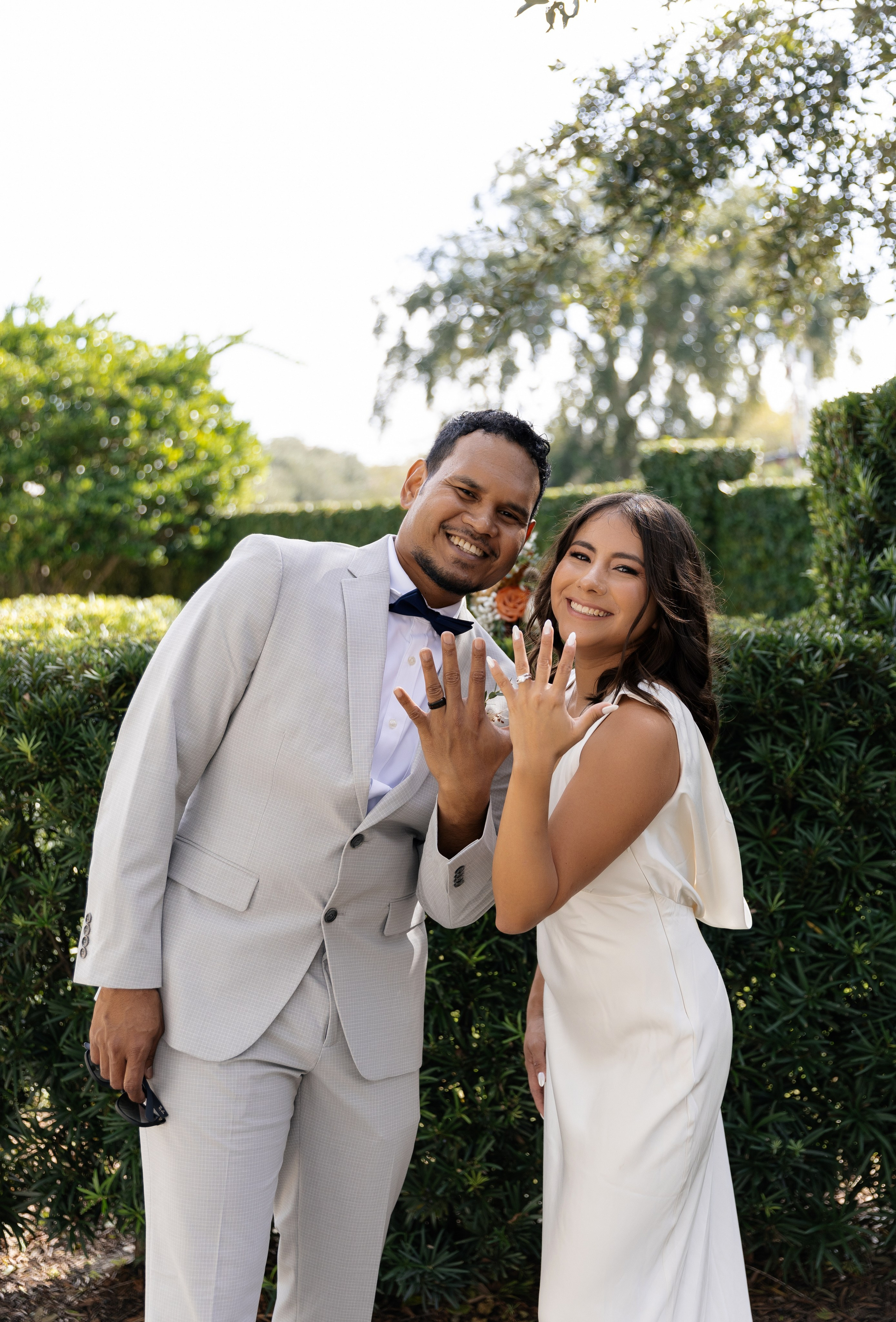 Micro wedding of Leslie and Garrick. Winter Park. Photographer Anastasia Nagibina