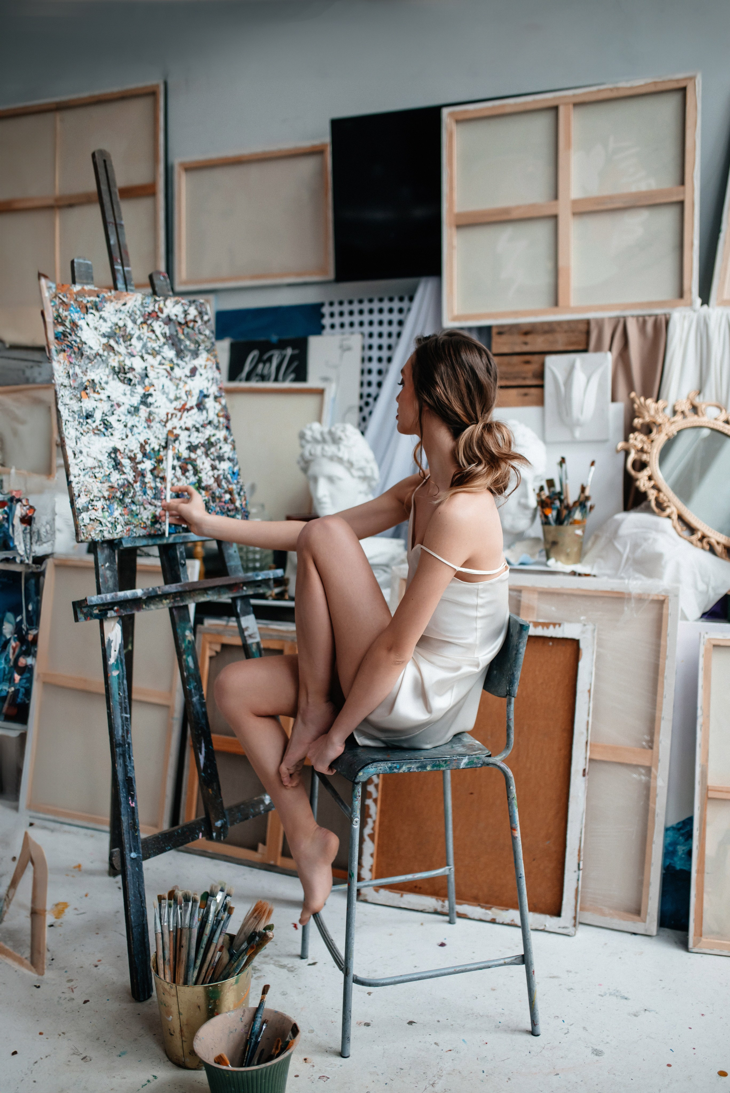 Свадебное утро в мастерской. Свадебный и портретный фотограф Юлия Пыльченко