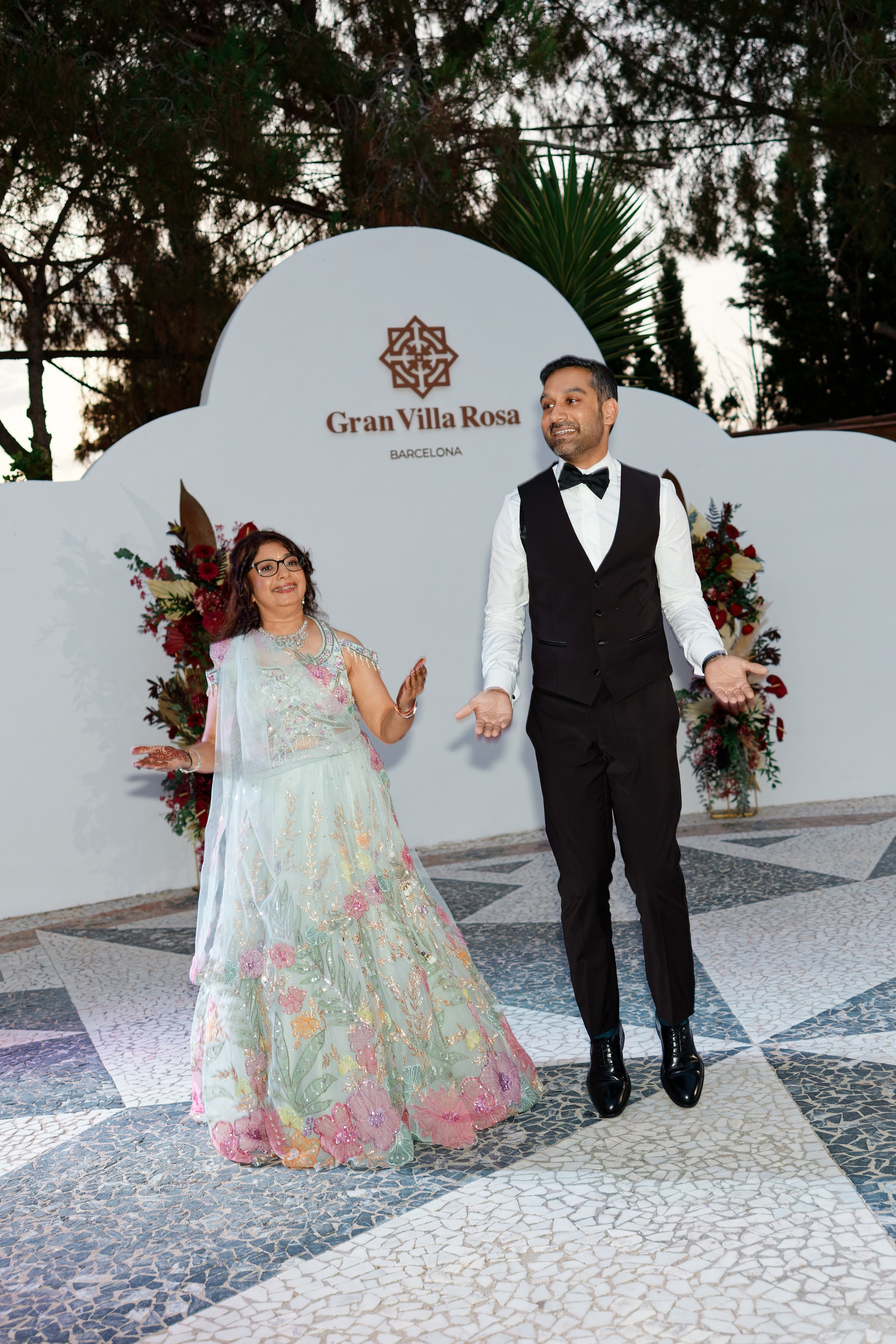 Indian wedding at Gran Villa Rosa, Barcelona