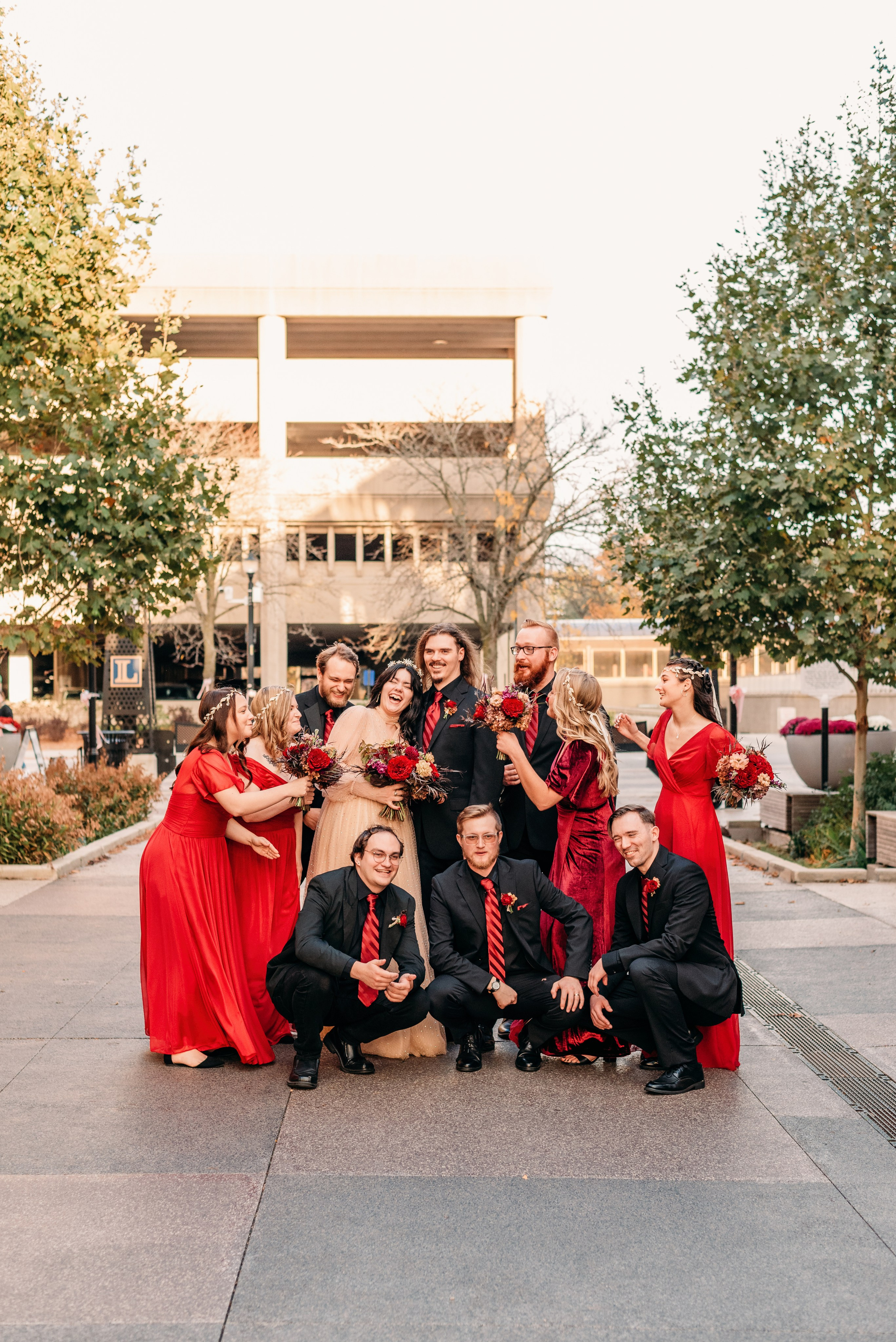 Bold & Dramatic Wedding at The Paper Mill on The Landing | Fort Wayne Wedding Photographer. Alexandria Danielle Photography | Fort Wayne & Indianapolis Wedding Photographer