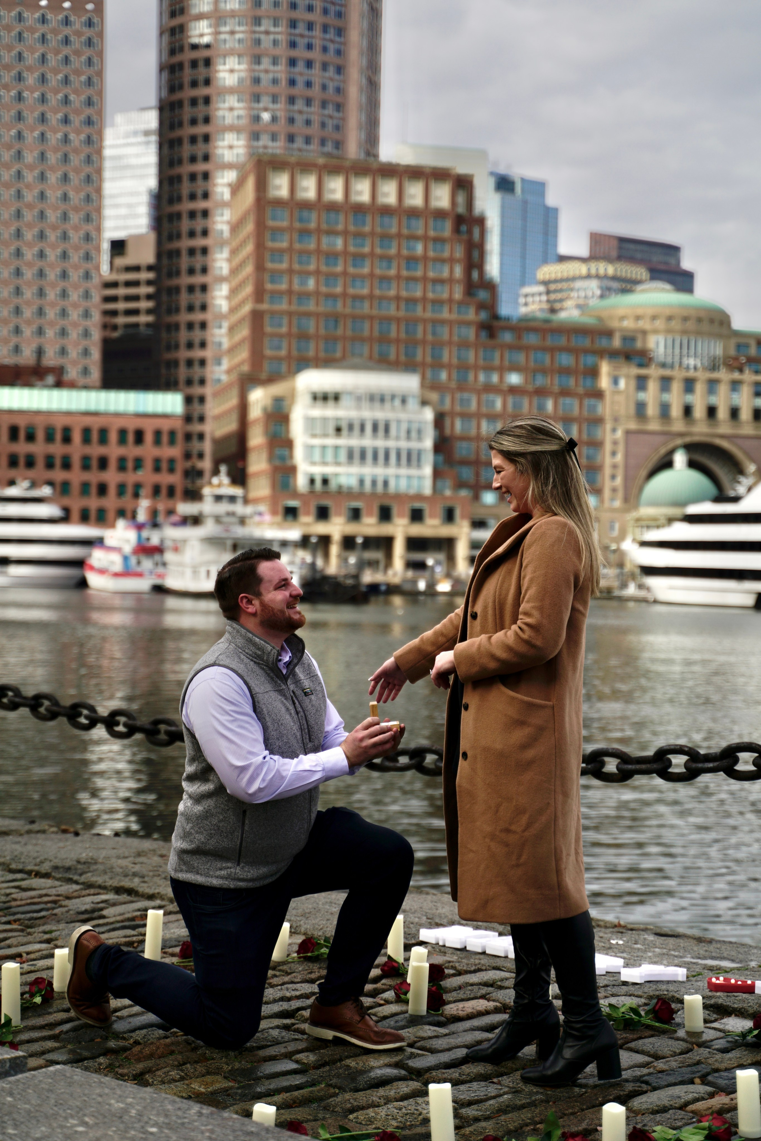 Charles and Helen at Seaport. Stefanovich Photography | Boston, MA