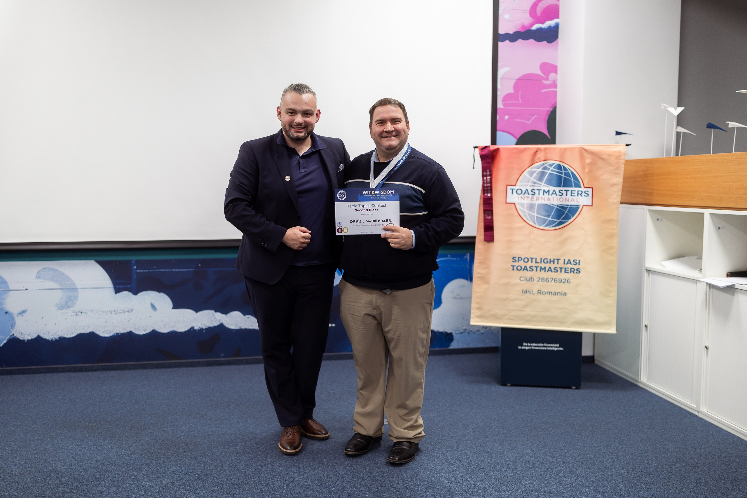 Toastmasters. Marius Ciocan