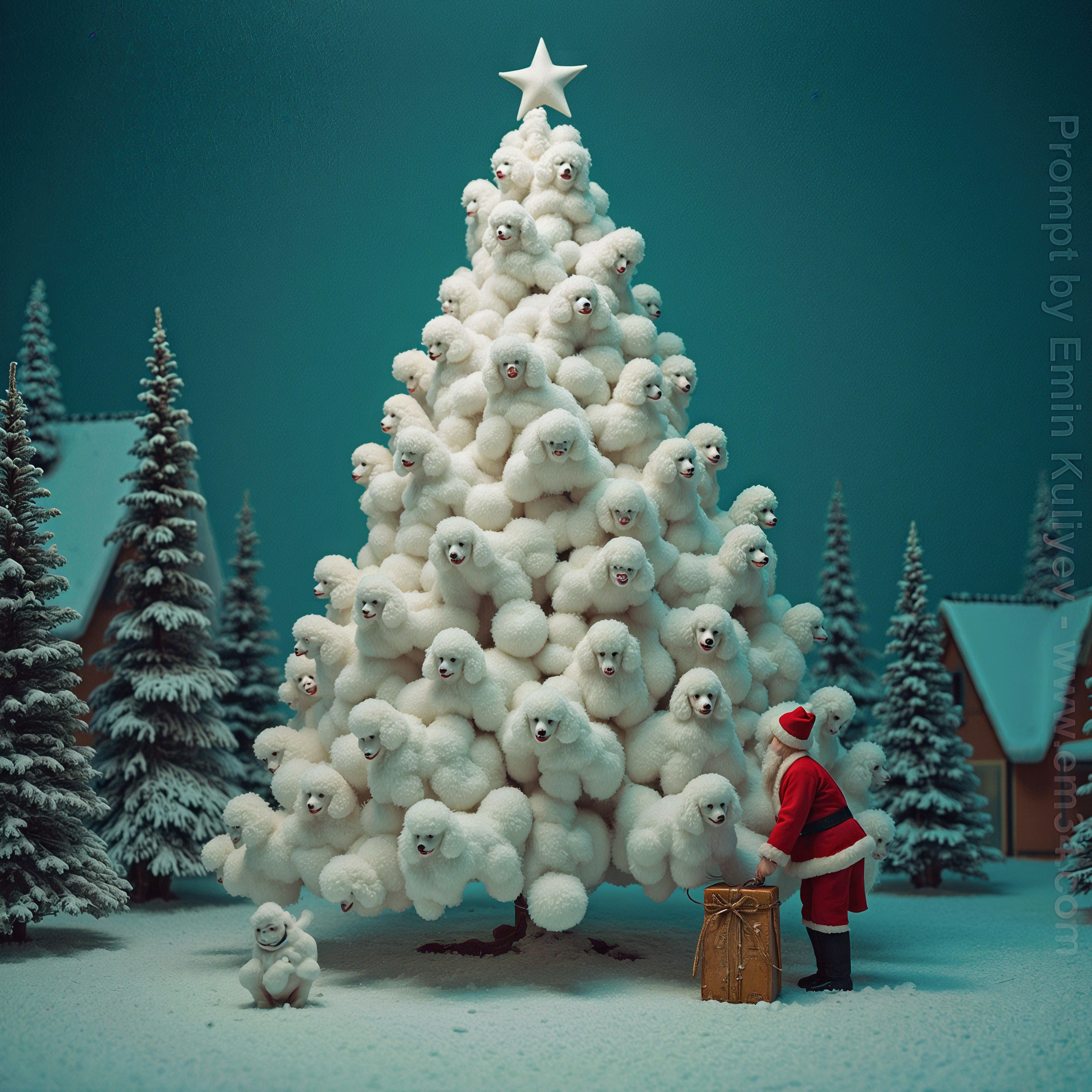 Created my own vision of a Christmas tree in ai. Emin Kuliyev — Award-Winning Wedding Photojournalist NYC & USA | Best Wedding Photographer Known for Candid, Timeless Moments