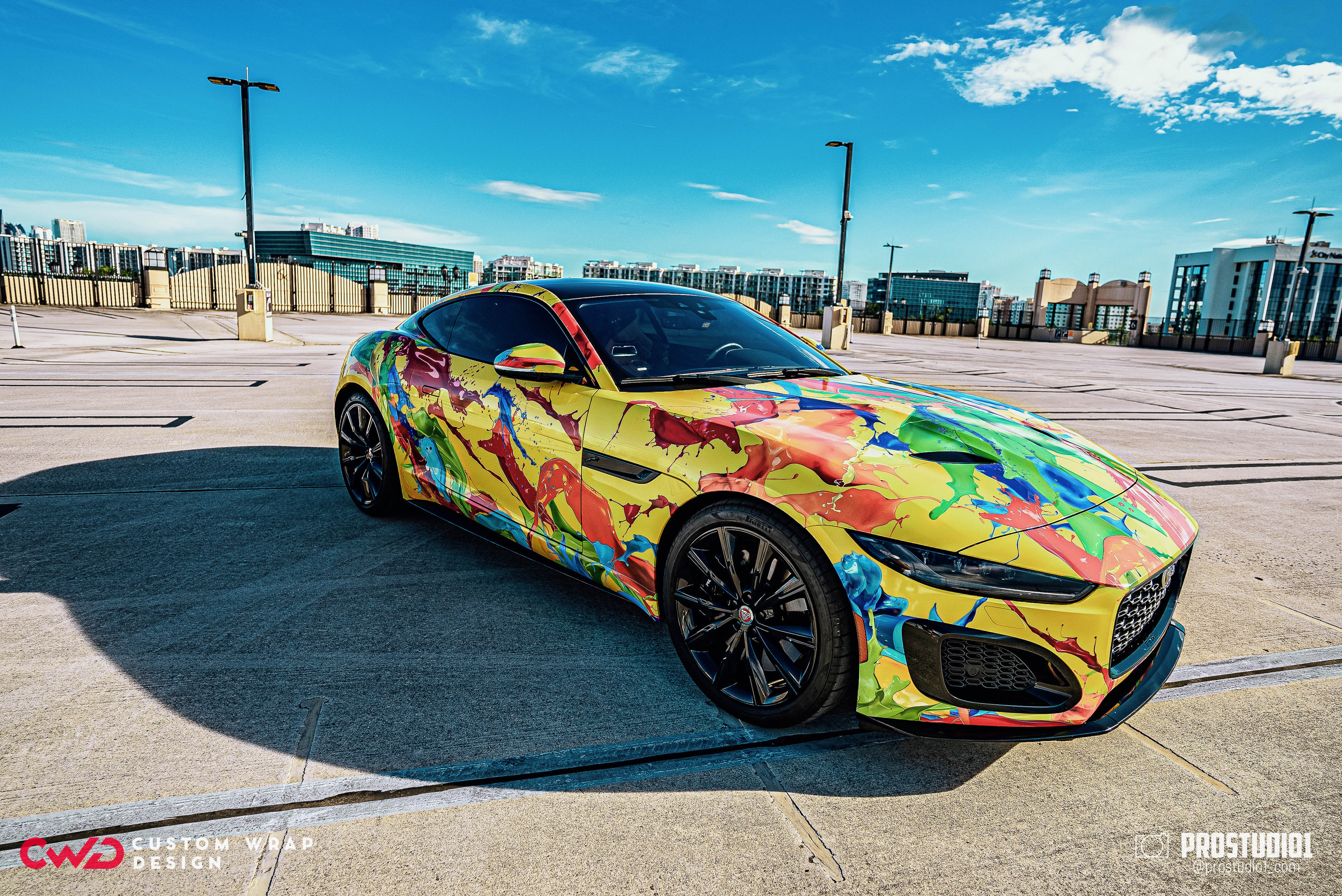 Photoshoot Art Jaguar F-Type for Reno CWD in MIAMI. Photo & Video Production Studio #1