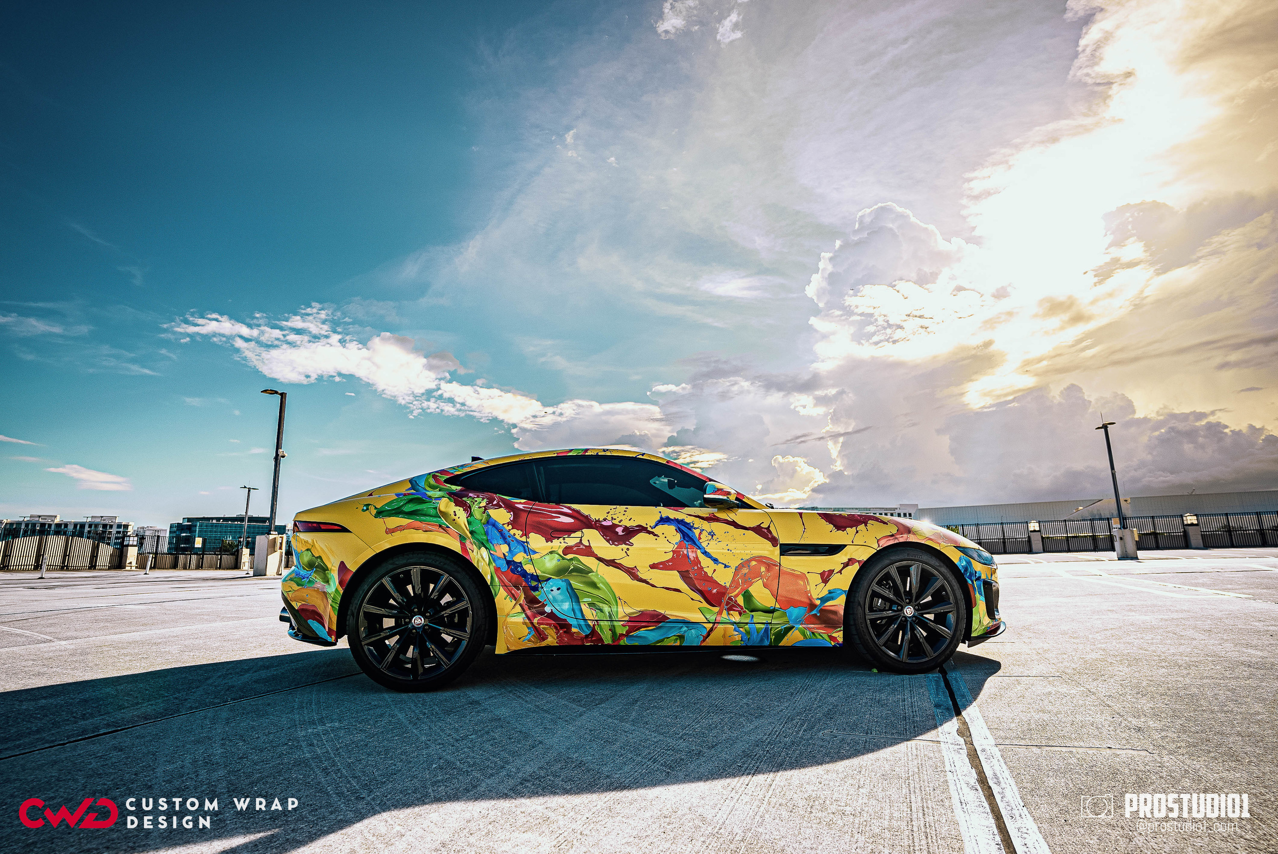 Photoshoot Art Jaguar F-Type for Reno CWD in MIAMI. Photo & Video Production Studio #1