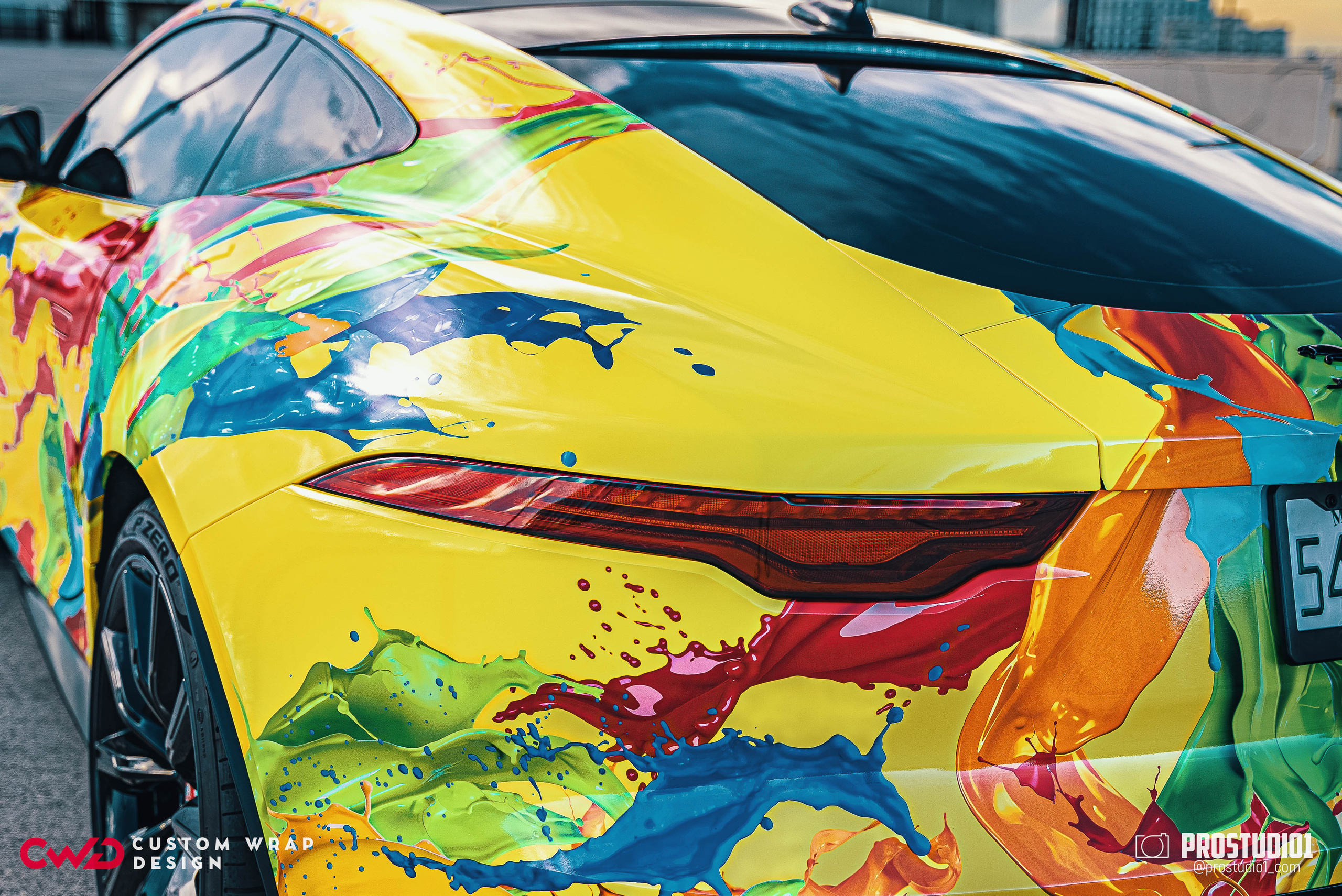 Photoshoot Art Jaguar F-Type for Reno CWD in MIAMI. Photo & Video Production Studio #1