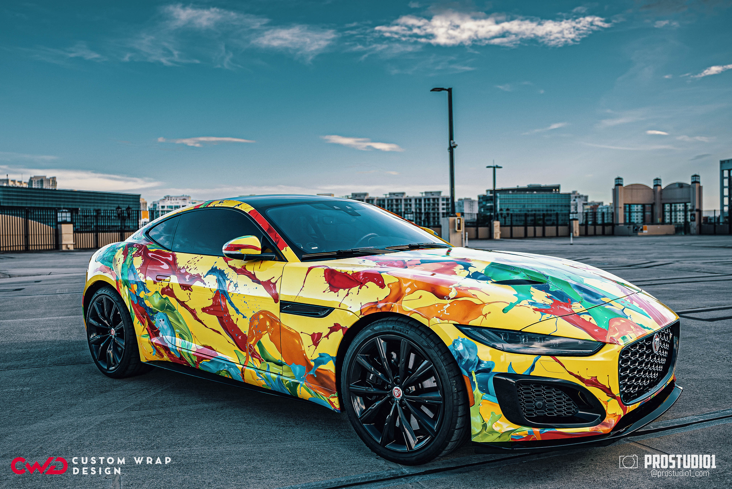 Photoshoot Art Jaguar F-Type for Reno CWD in MIAMI. Photo & Video Production Studio #1