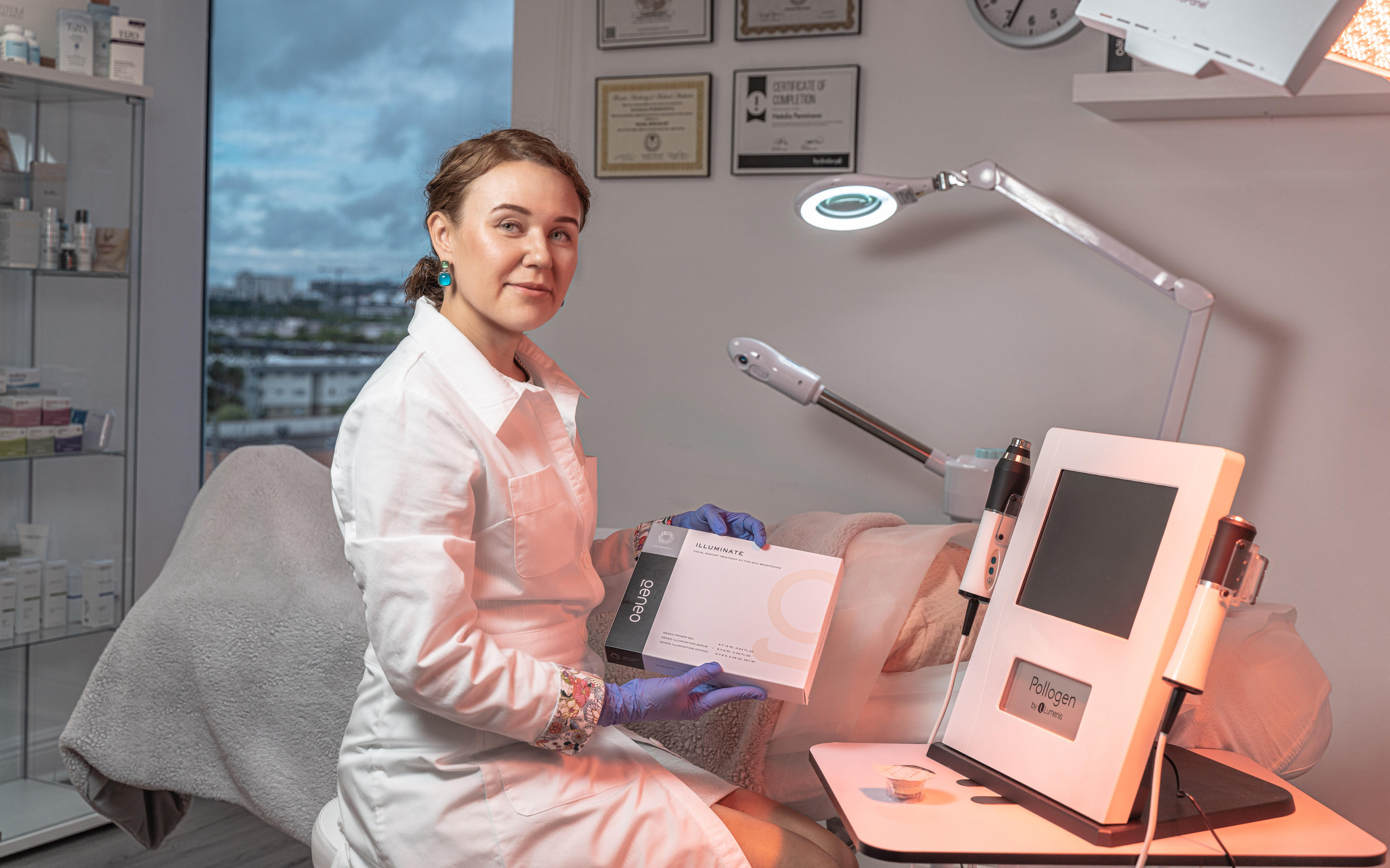 Business Portrait for Ekaterina Vedernikova in Miami FL. Photo & Video Production Studio #1