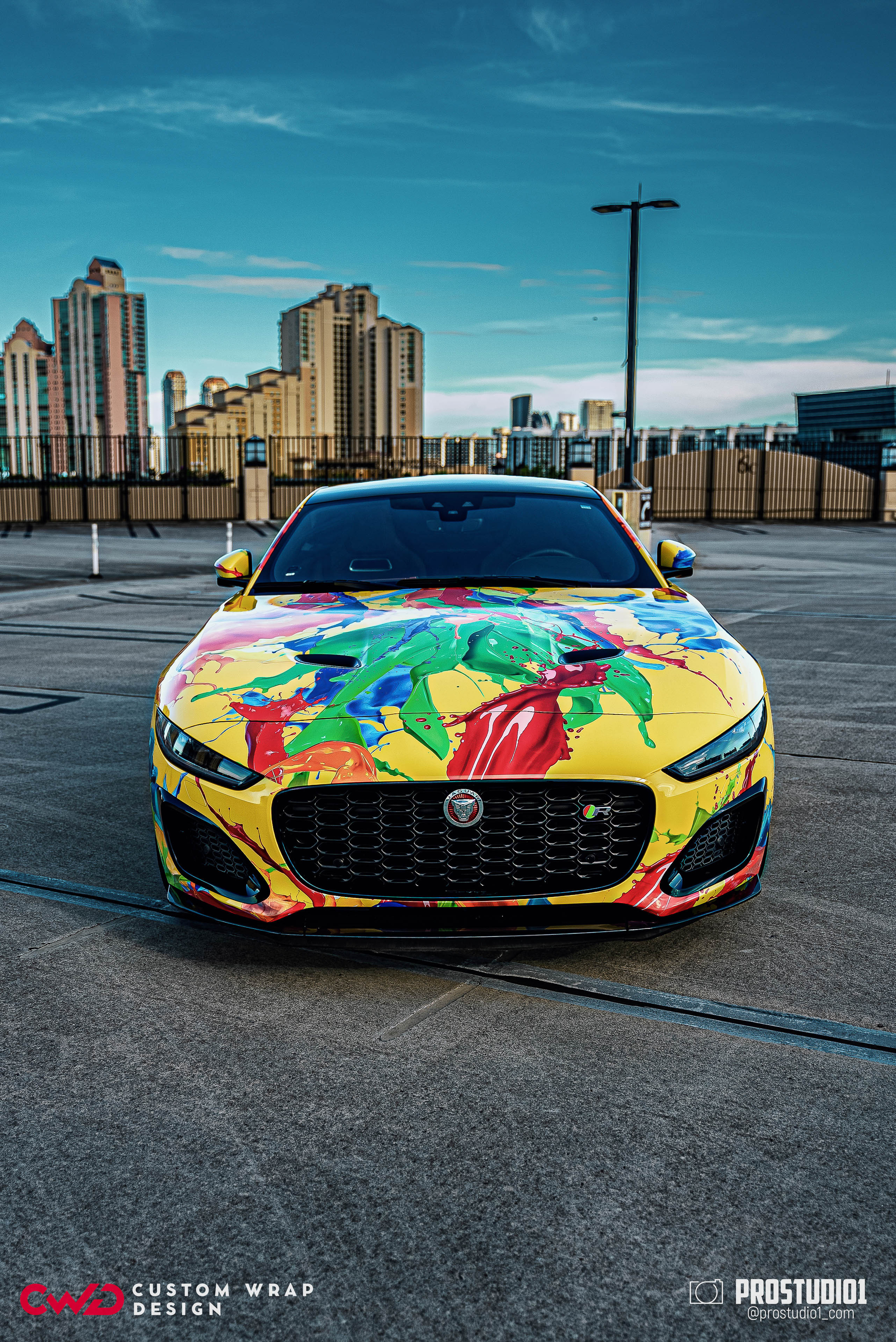 Photoshoot Art Jaguar F-Type for Reno CWD in MIAMI. Photo & Video Production Studio #1