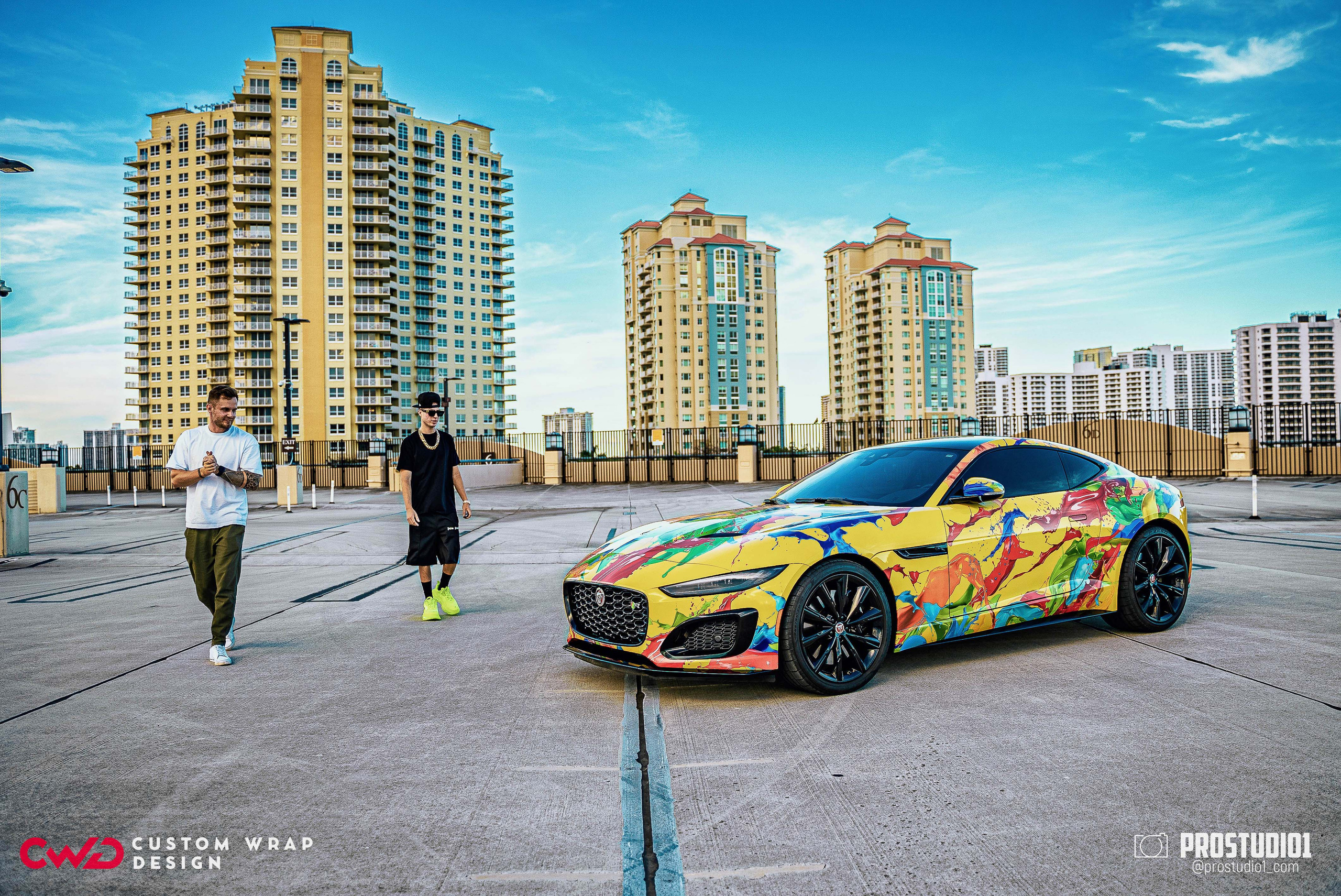 Photoshoot Art Jaguar F-Type for Reno CWD in MIAMI. Photo & Video Production Studio #1