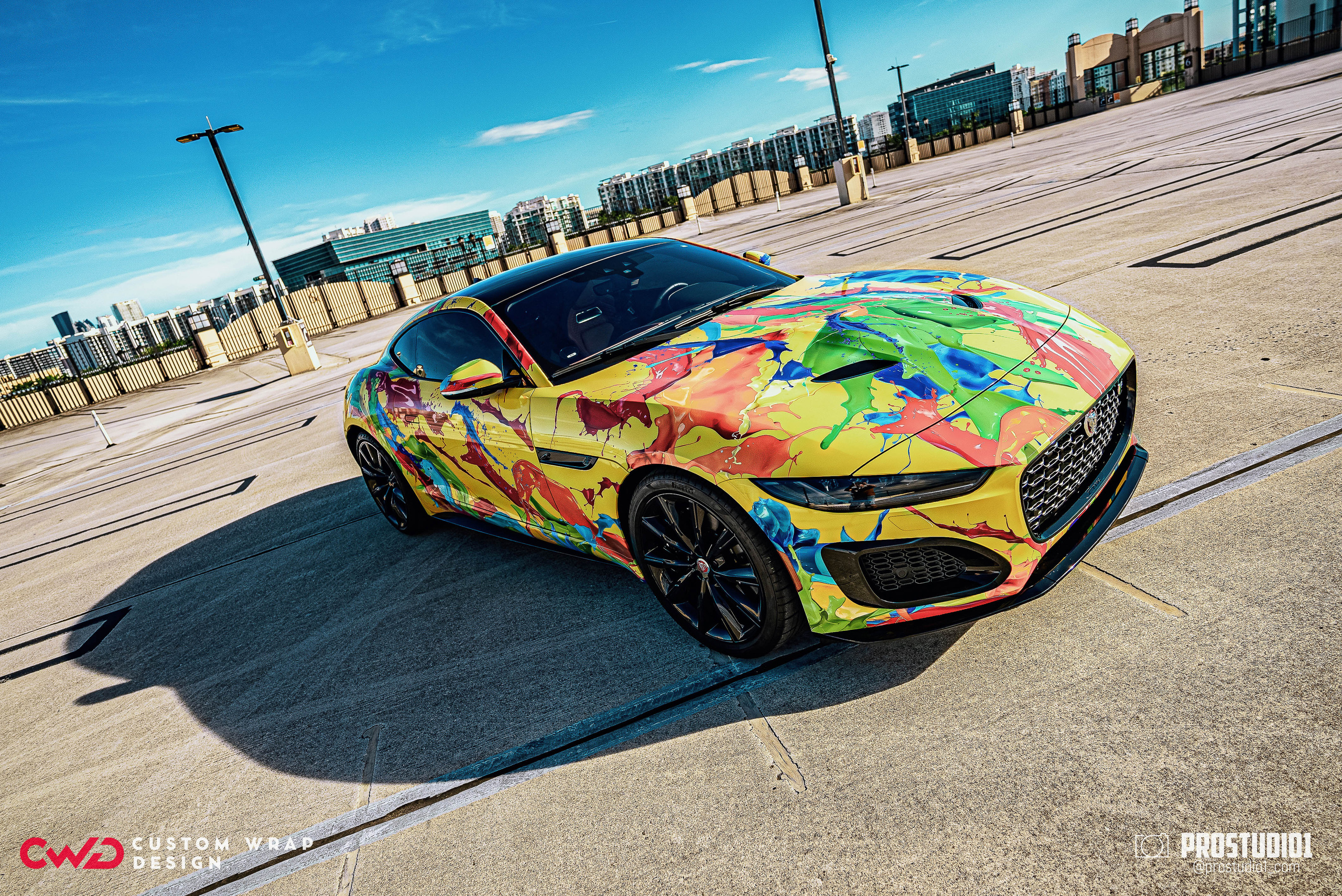 Photoshoot Art Jaguar F-Type for Reno CWD in MIAMI. Photo & Video Production Studio #1