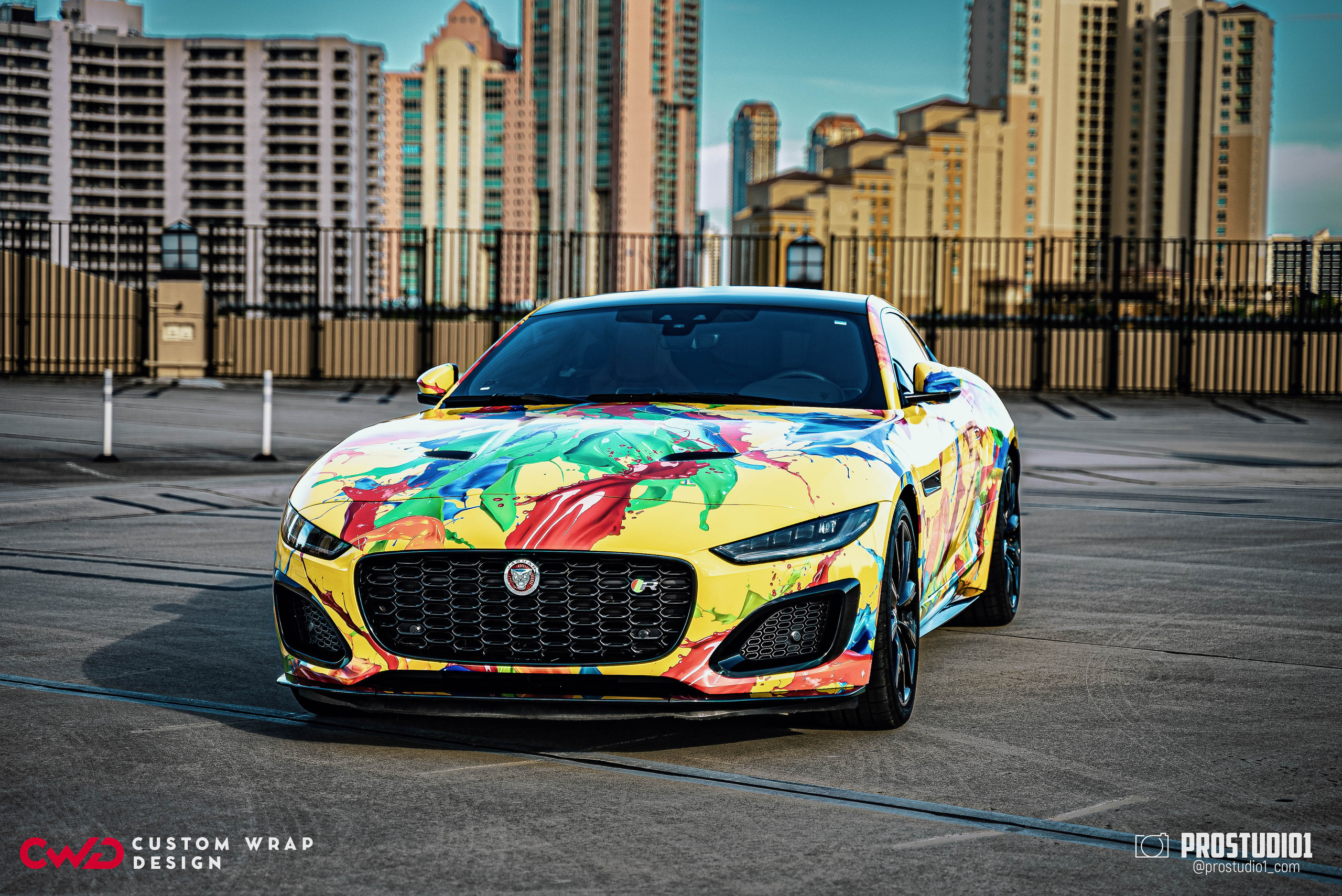 Photoshoot Art Jaguar F-Type for Reno CWD in MIAMI. Photo & Video Production Studio #1