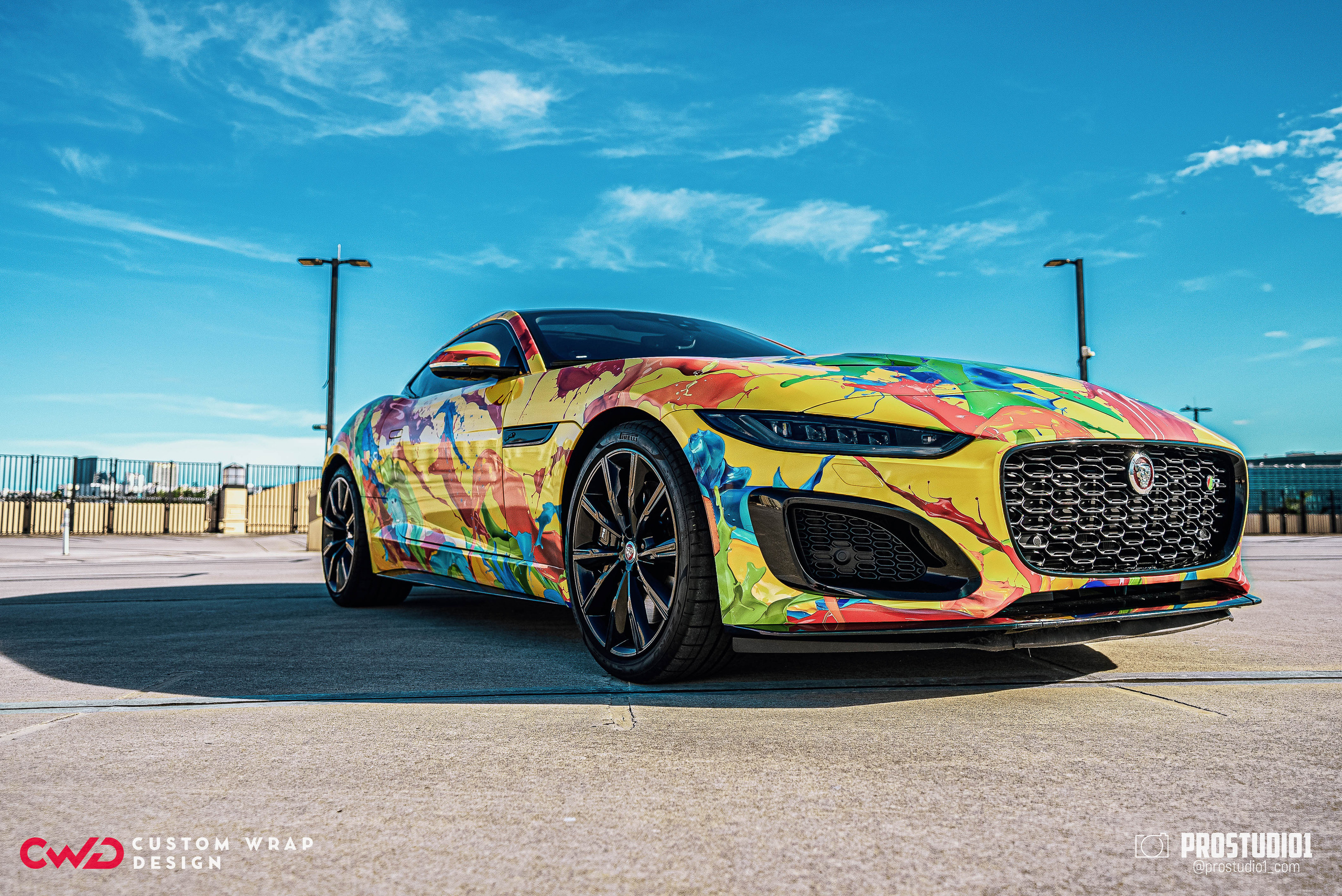 Photoshoot Art Jaguar F-Type for Reno CWD in MIAMI. Photo & Video Production Studio #1