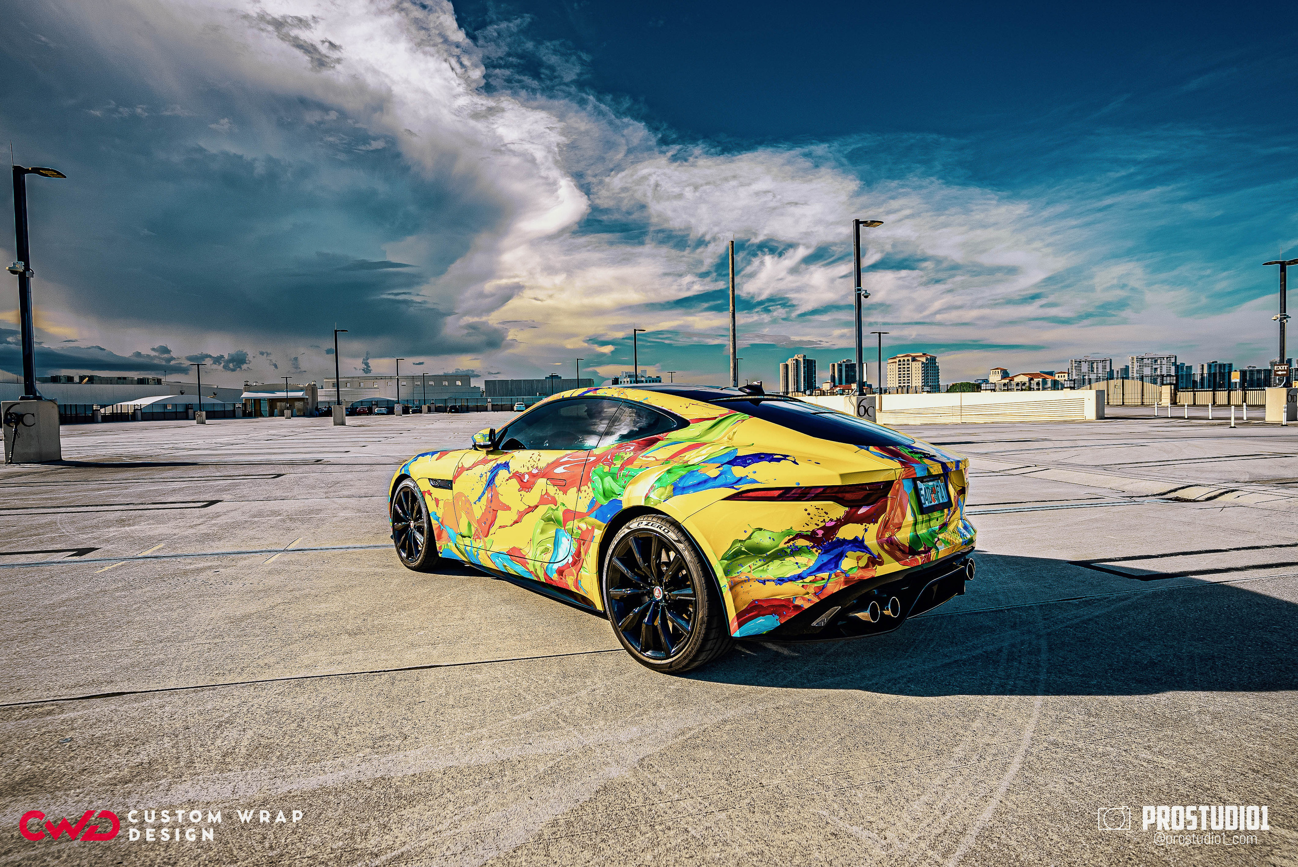 Photoshoot Art Jaguar F-Type for Reno CWD in MIAMI. Photo & Video Production Studio #1
