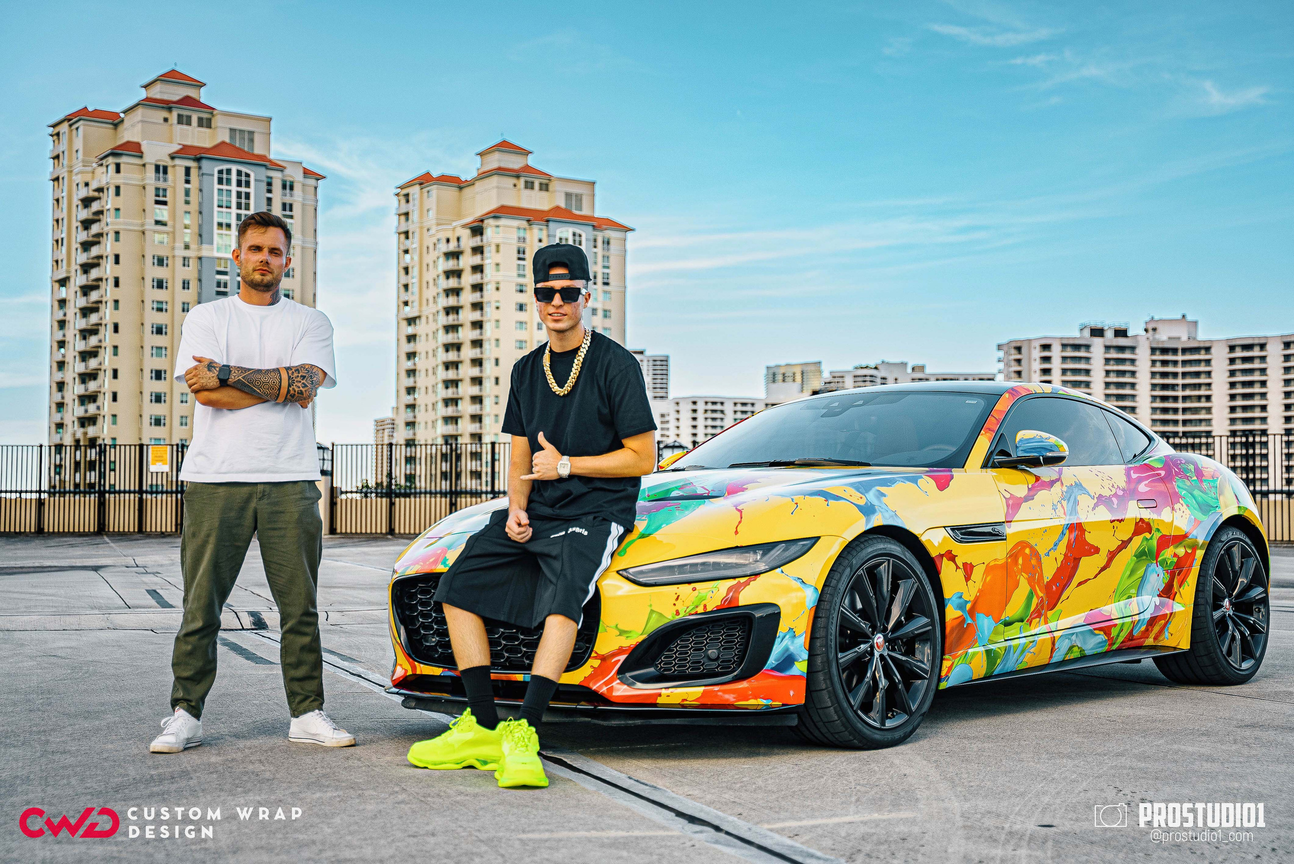 Photoshoot Art Jaguar F-Type for Reno CWD in MIAMI. Photo & Video Production Studio #1