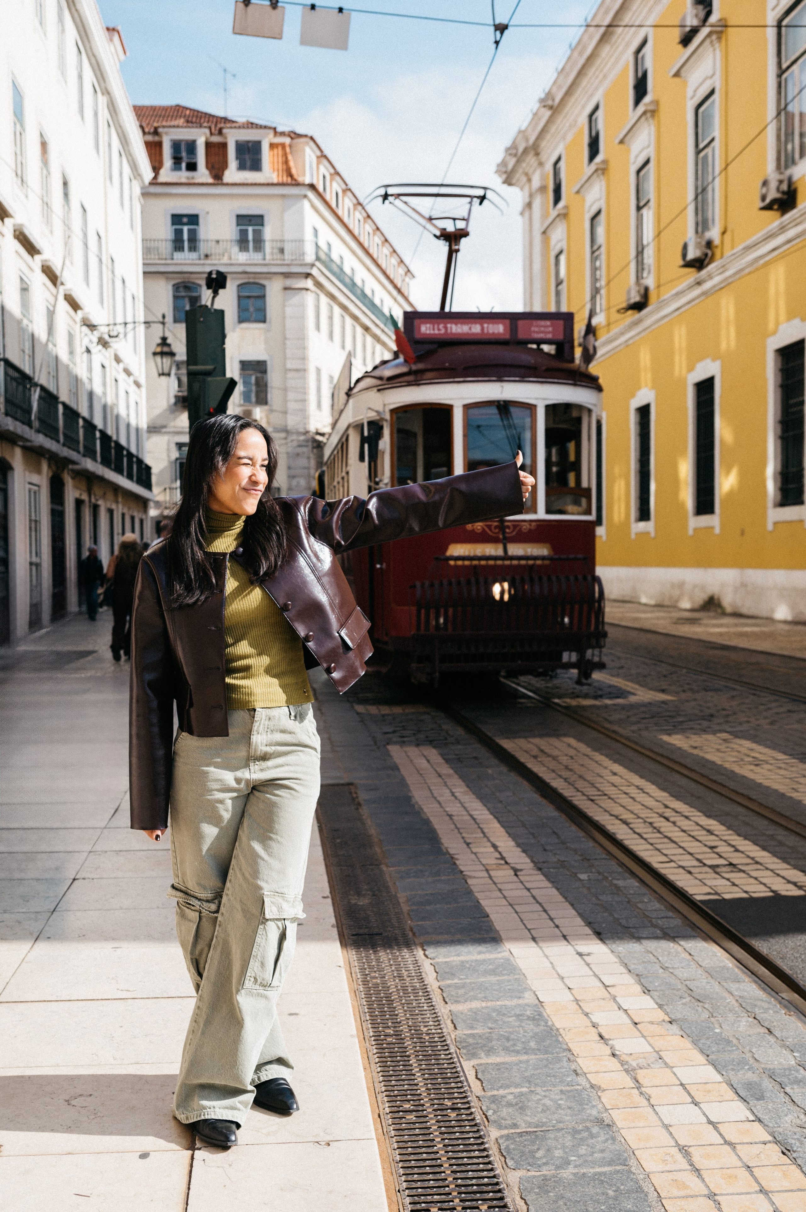 Yellow trams. Wedding and commercial photographer