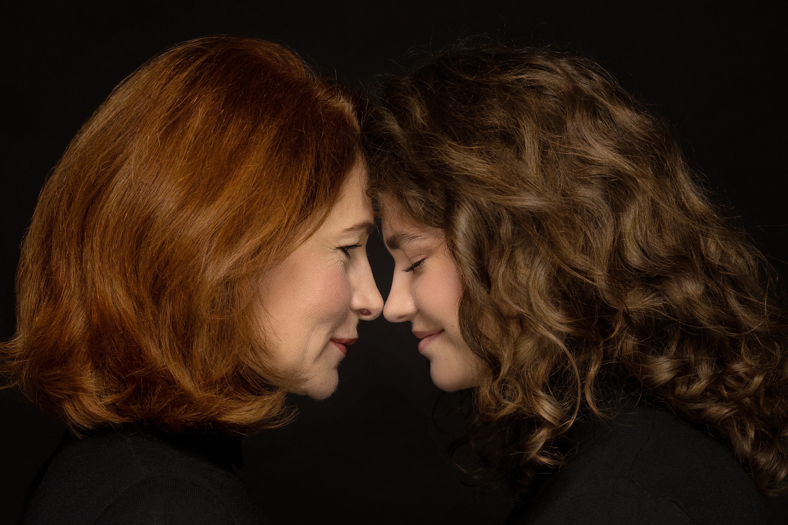 Portrait mother and daughter