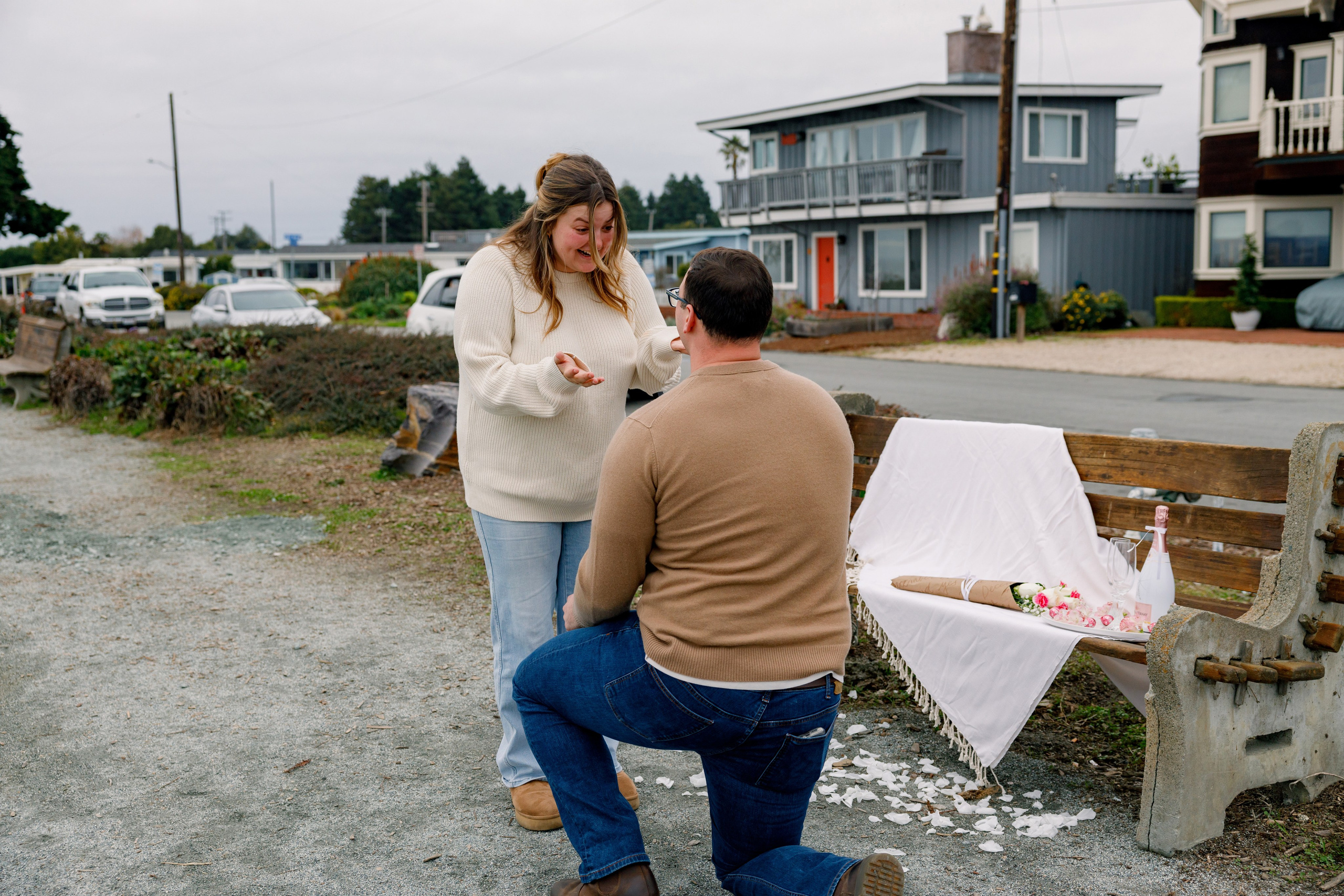 Proposal surprise. Family and Event photographer in Bay Area Elena Tiuriumina