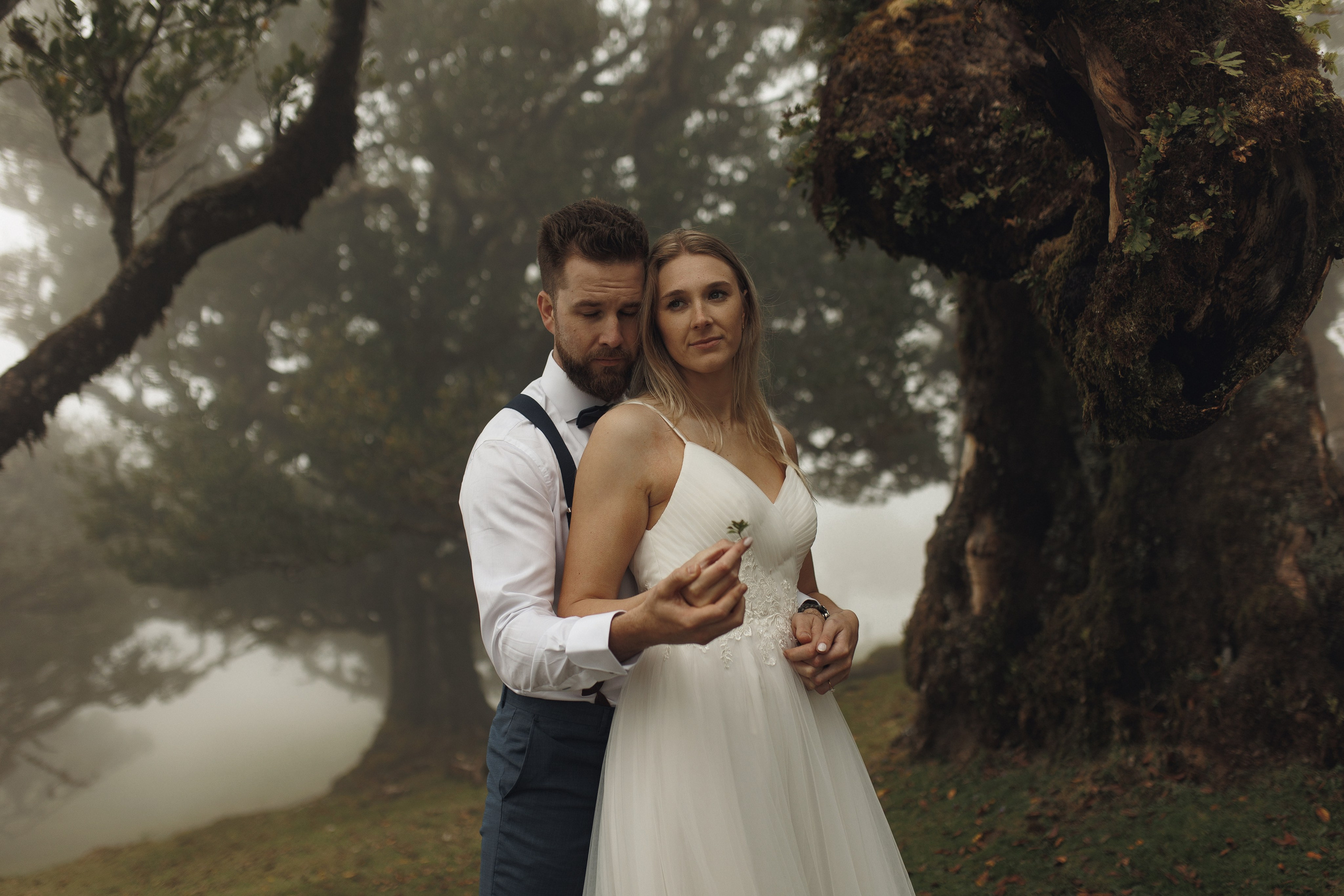 Elopement in Madeira | Mystical Forest of Fanal. Wedding photographer and videographer based in Timisoara, Romania