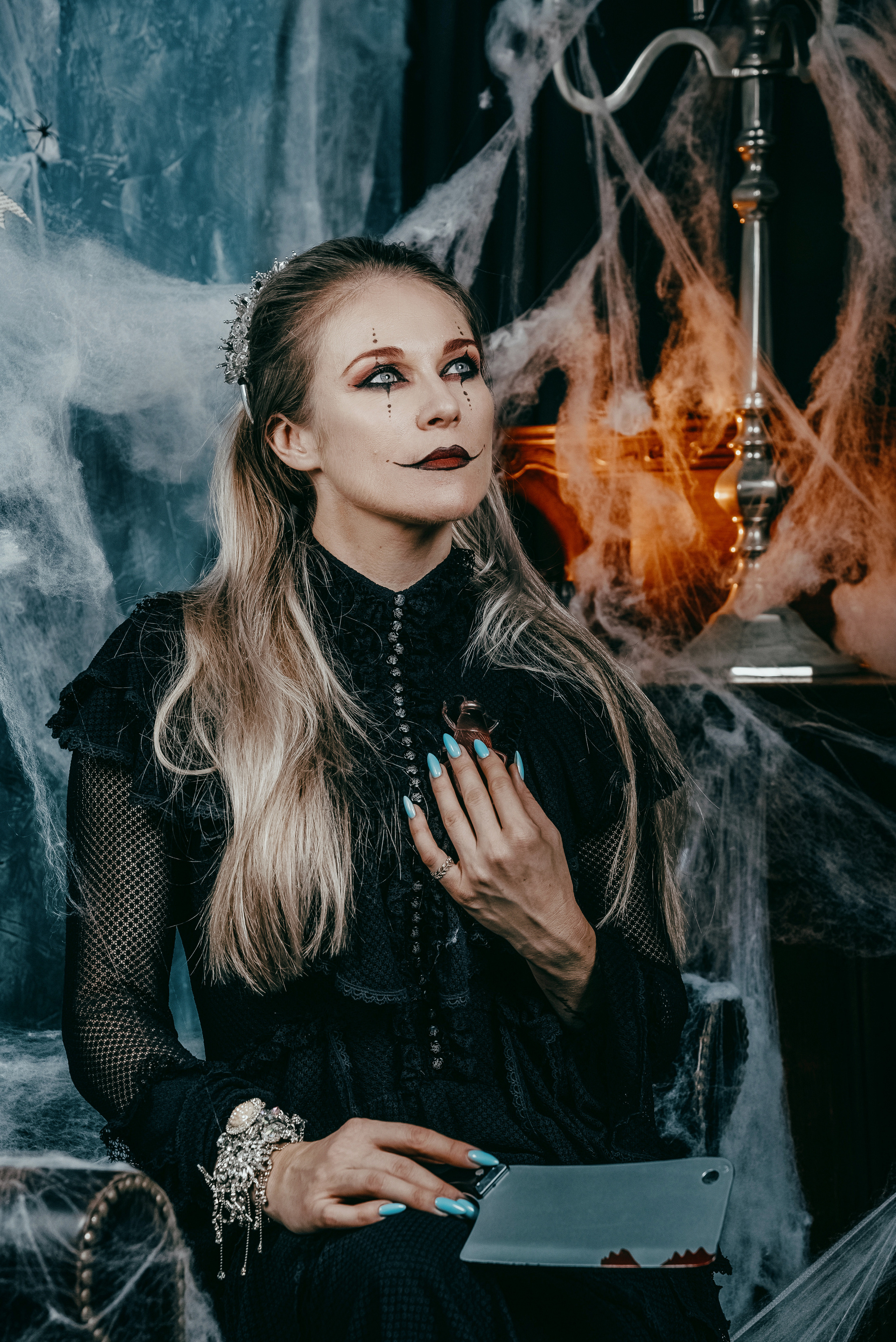 Halloween themed studio photo shoot 