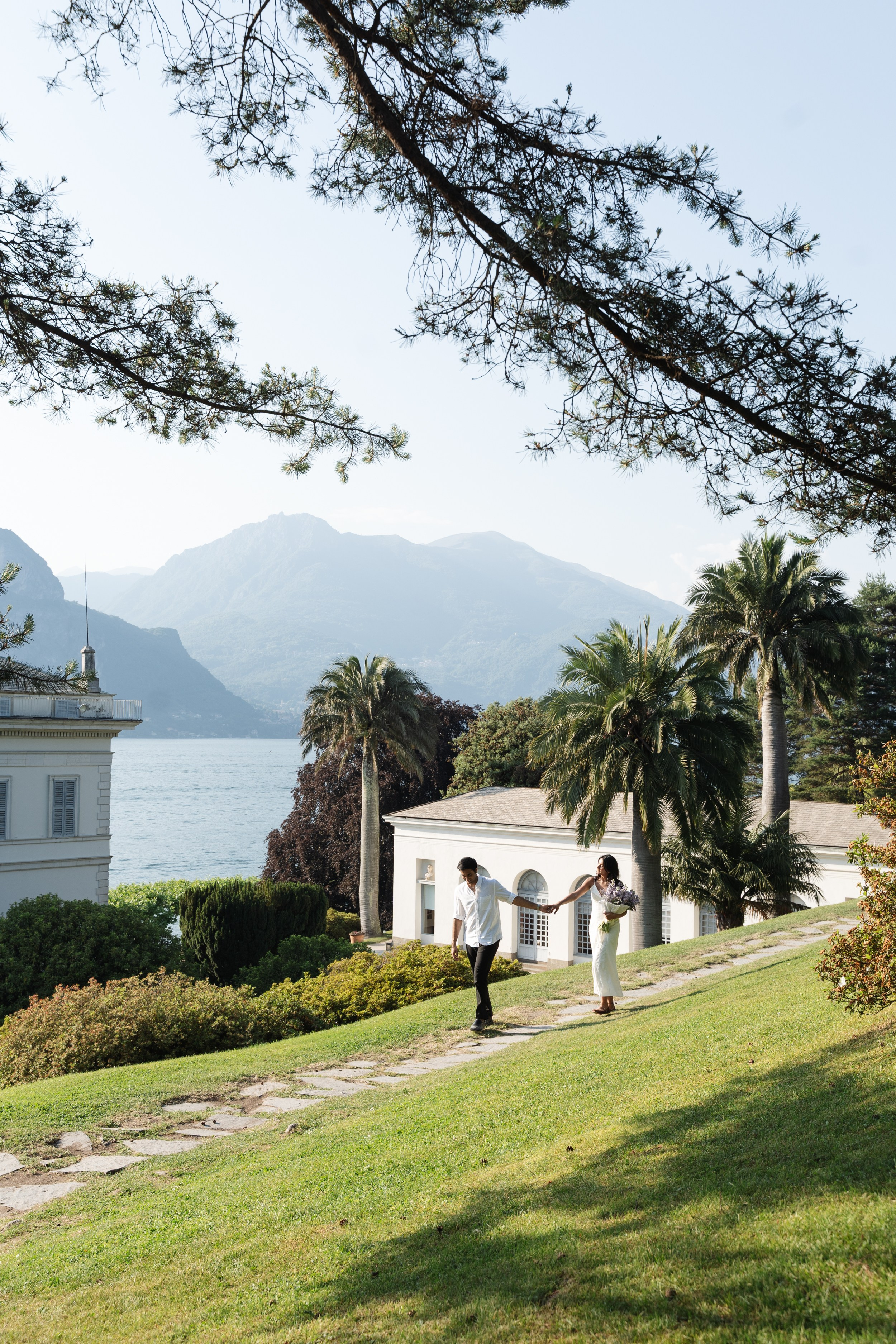 Secret Proposal at Villa Melzi, Lake Como. Lake Como Proposal Photographer | Surprise Proposals & Engagements