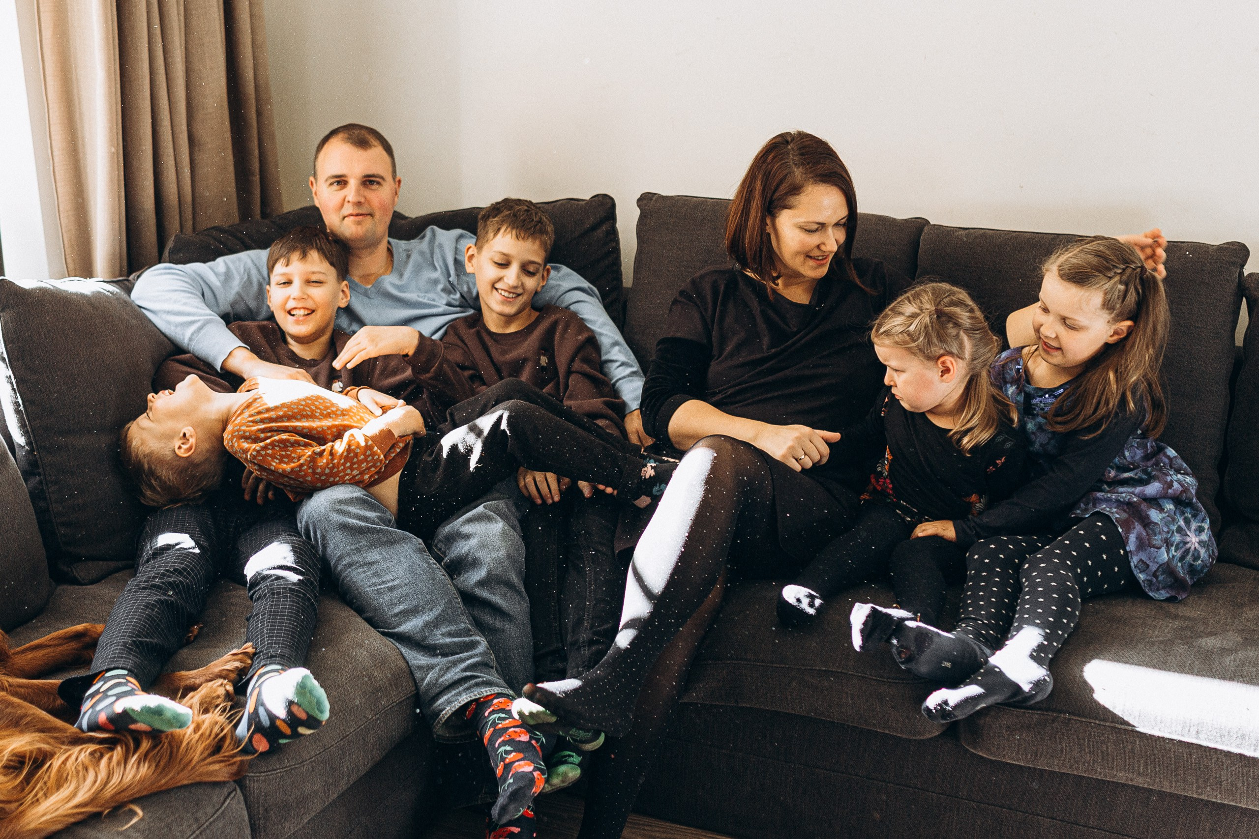 Ģimenes, gaidību un jaundzimušā fotosesija