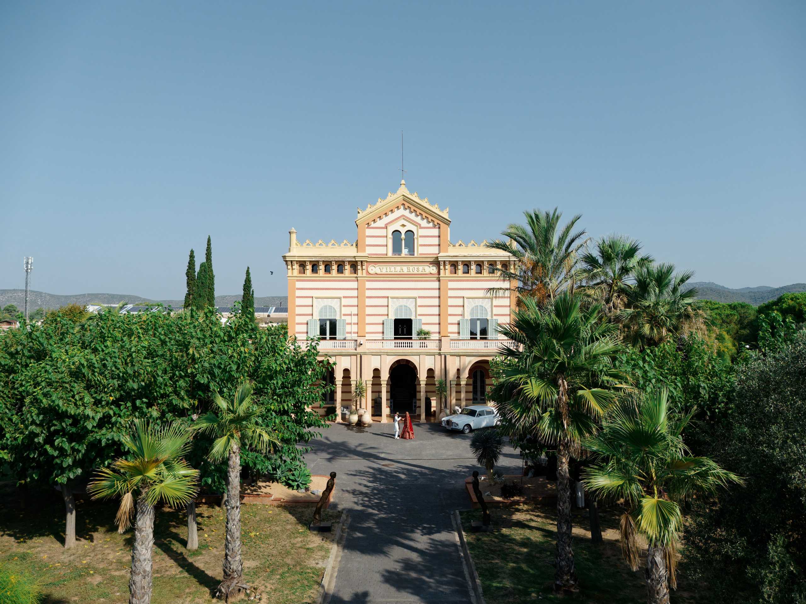 Indian wedding at Gran Villa Rosa, Barcelona