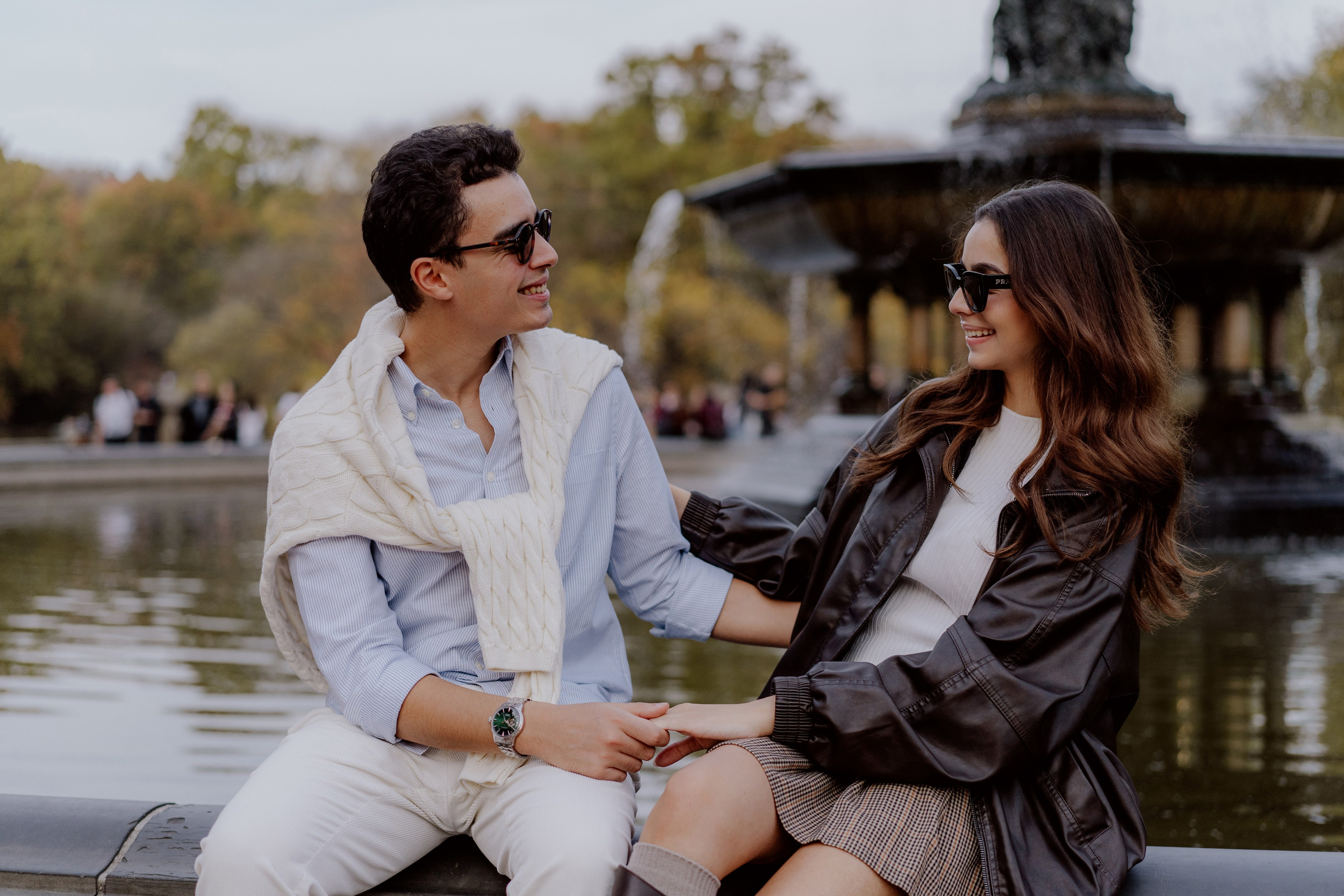 Proposal in Central Park. Videographer and photographer in New York // MAKAROV.VIDEO