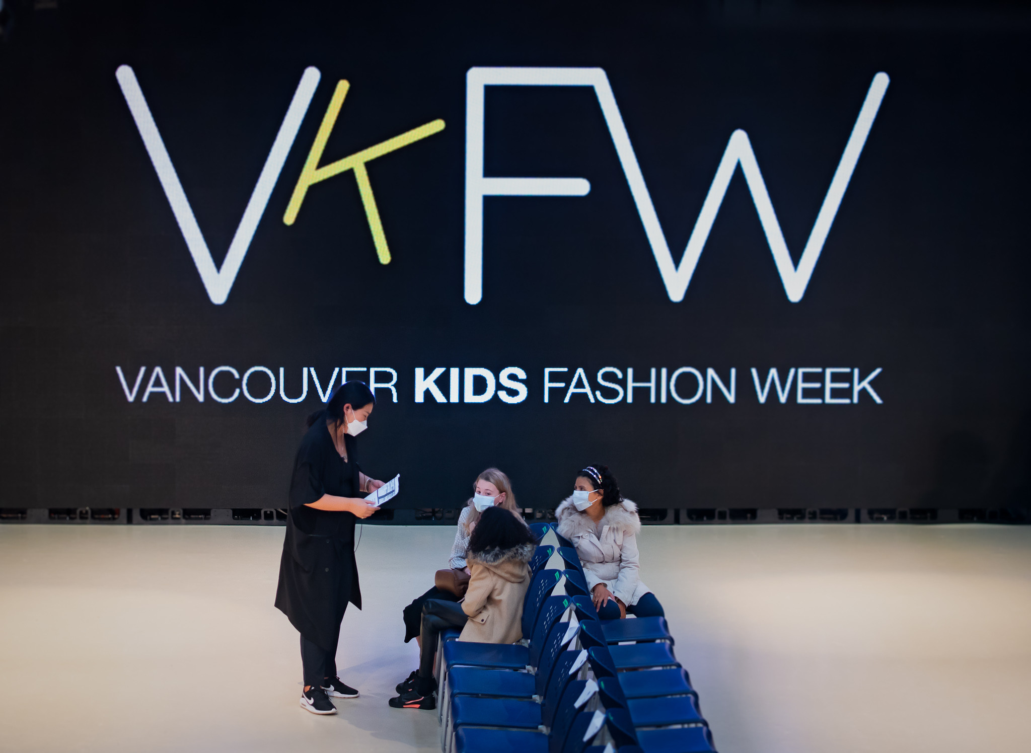VKFW 2021 Backstage. Vancouver Kids Photographer