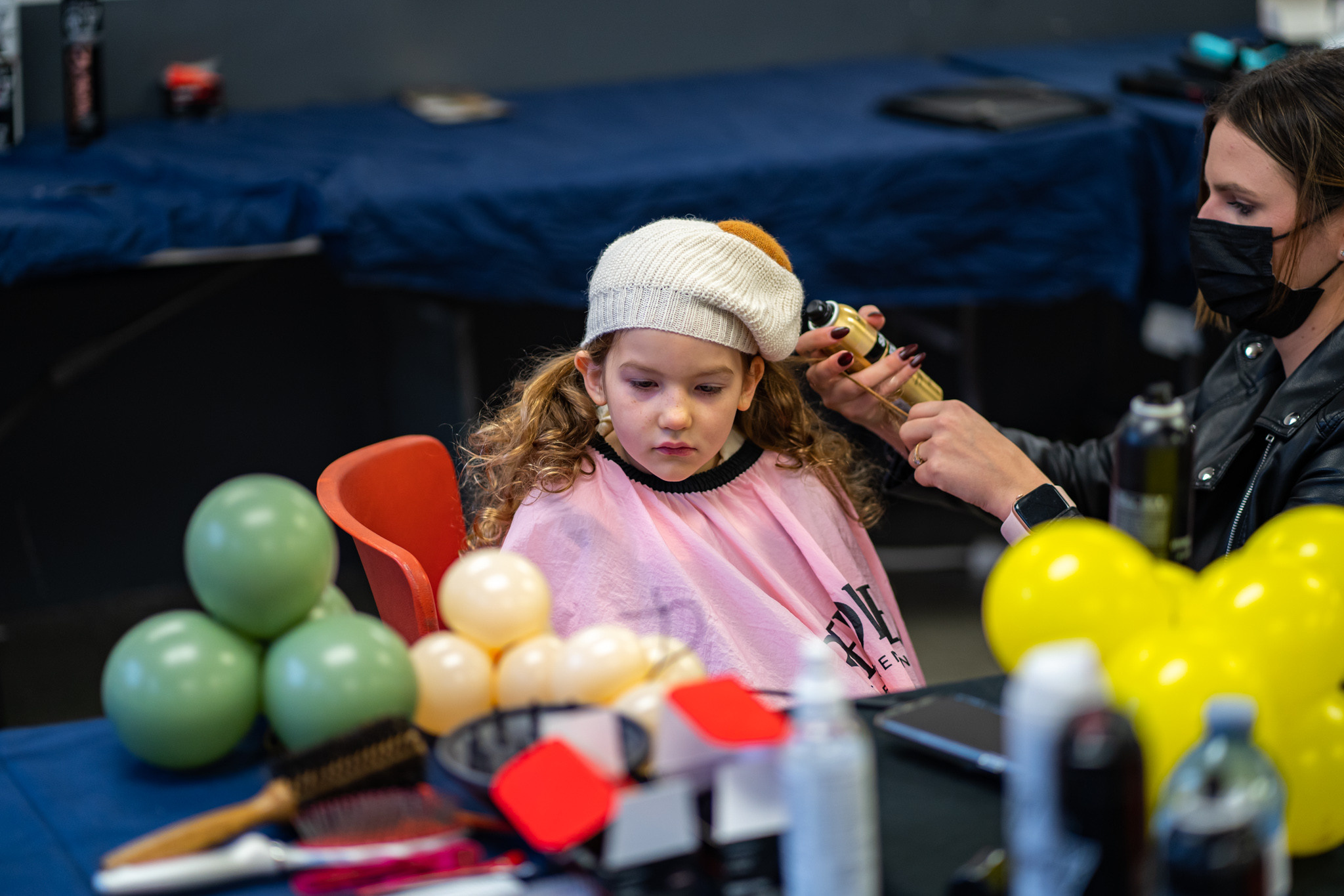 VKFW 2021 Backstage. Vancouver Kids Photographer