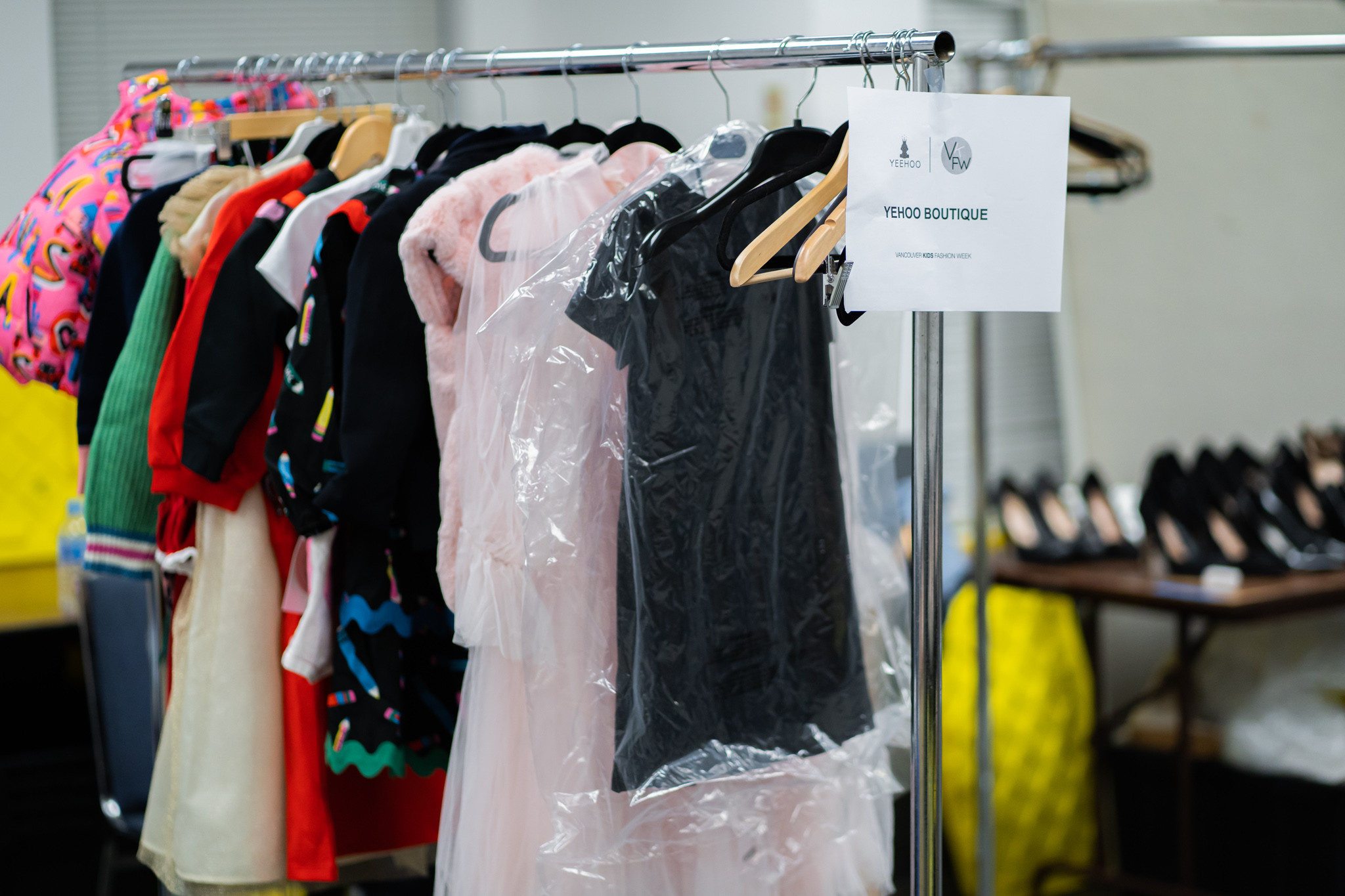 VKFW 2021 Backstage. Vancouver Kids Photographer