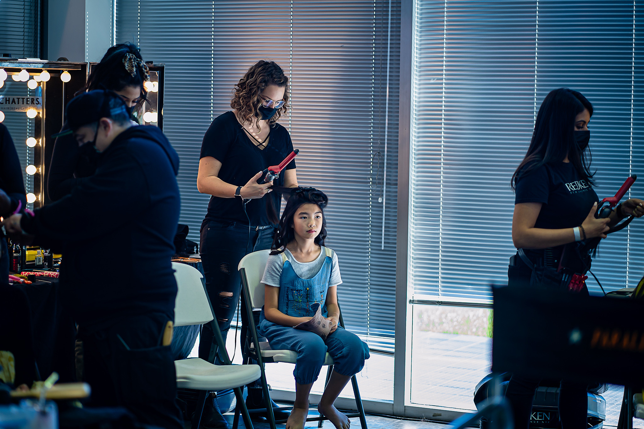 VKFW 2020 Backstage. Vancouver Kids Photographer