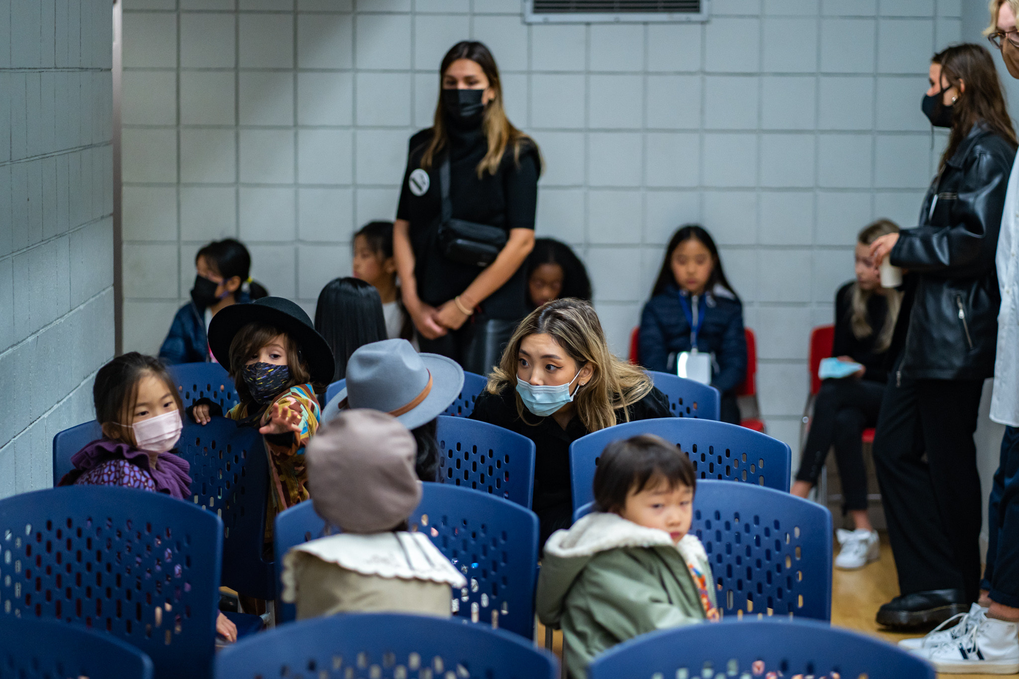 VKFW 2021 Backstage. Vancouver Kids Photographer